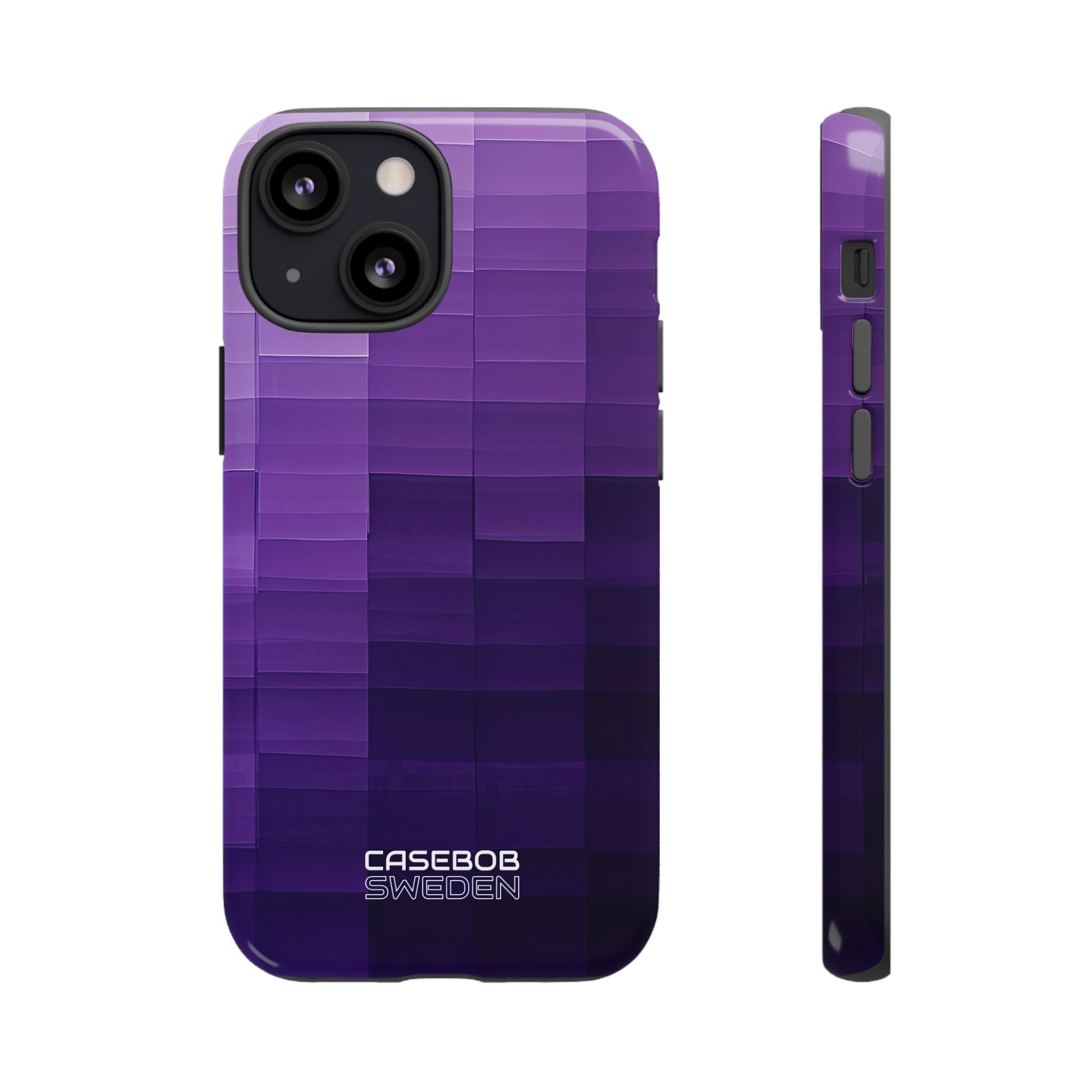 Purple Horizon Grid iPhone 13 - Tough