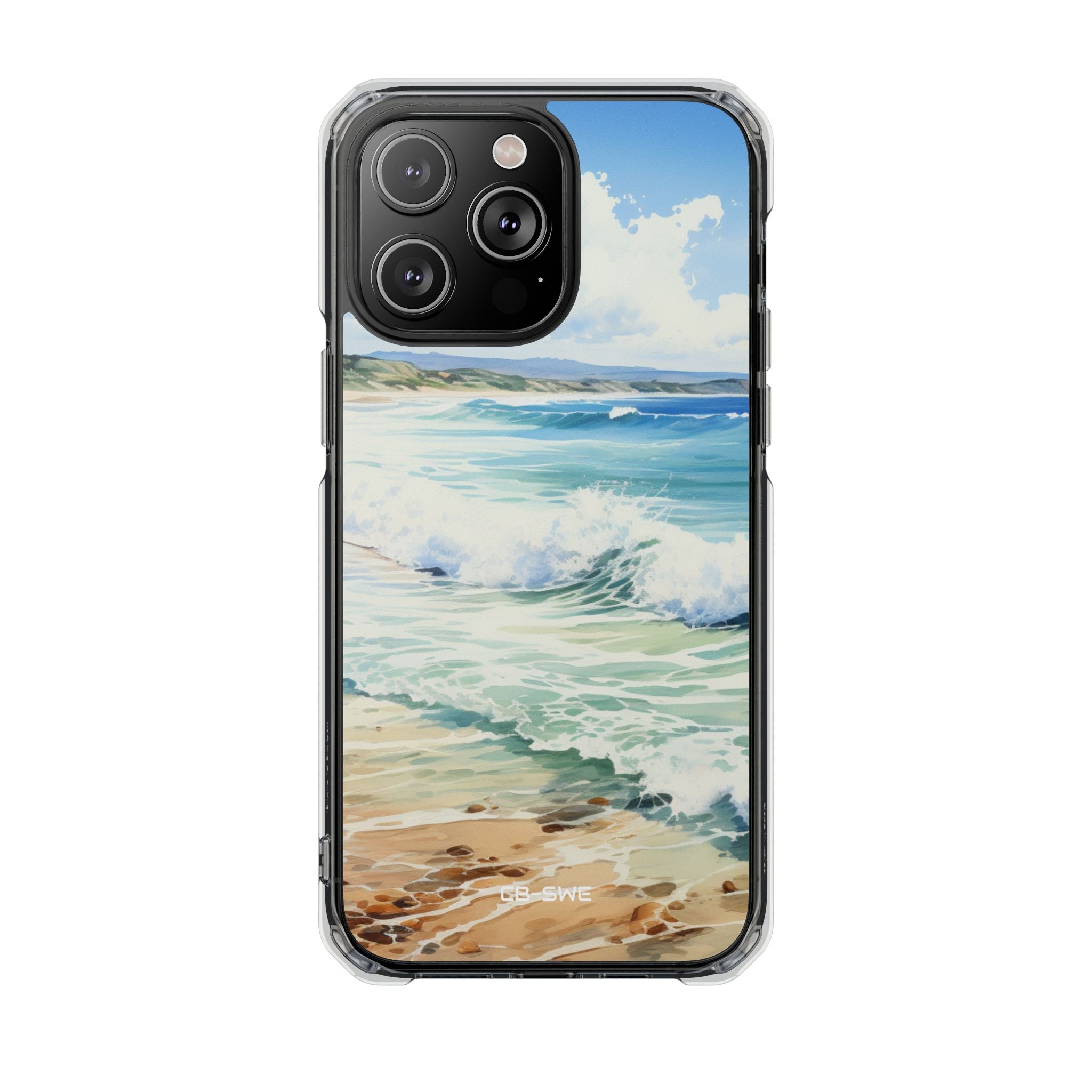 Serene Coastal Watercolors iPhone Case - Impact