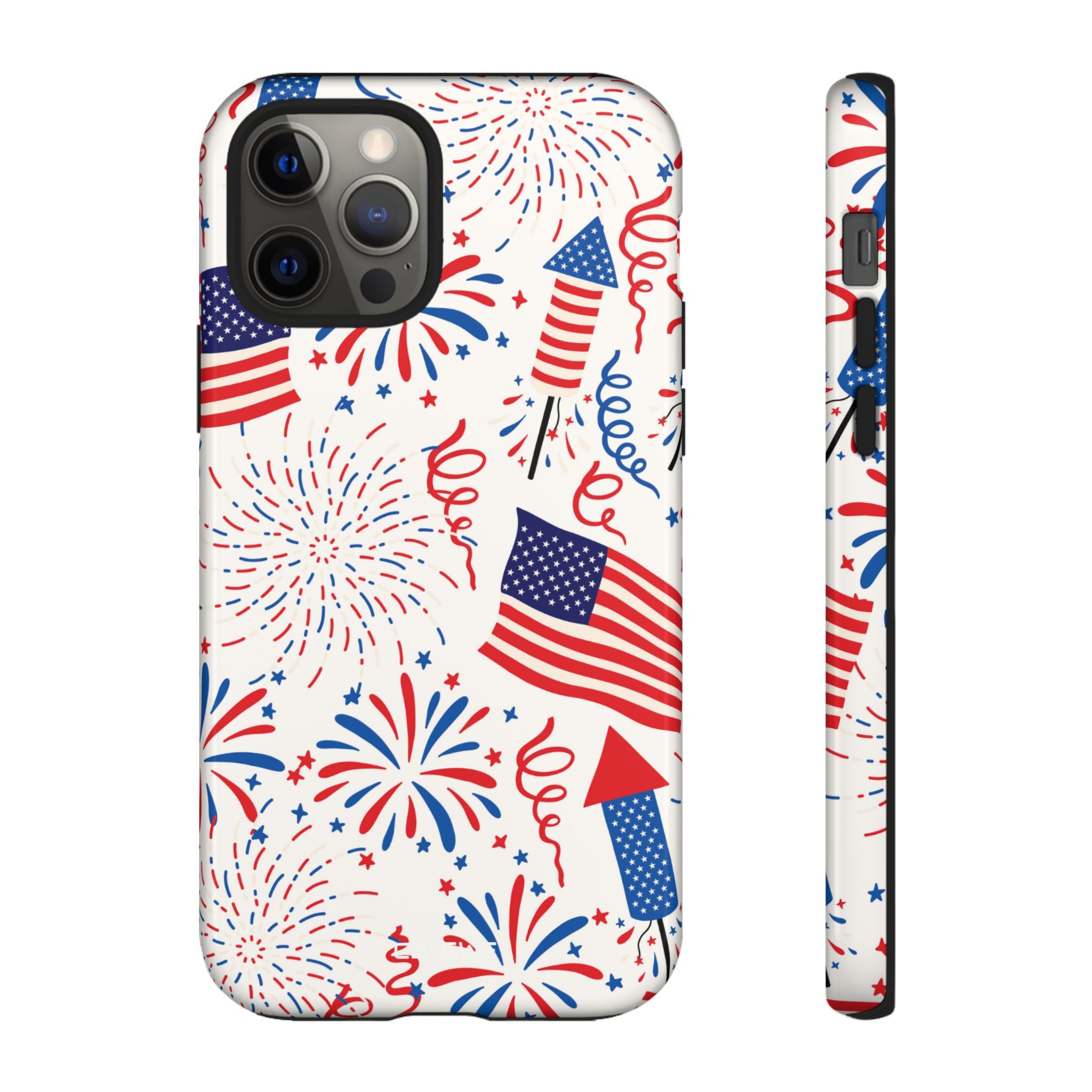 Fireworks Burst Bright - iPhone Case