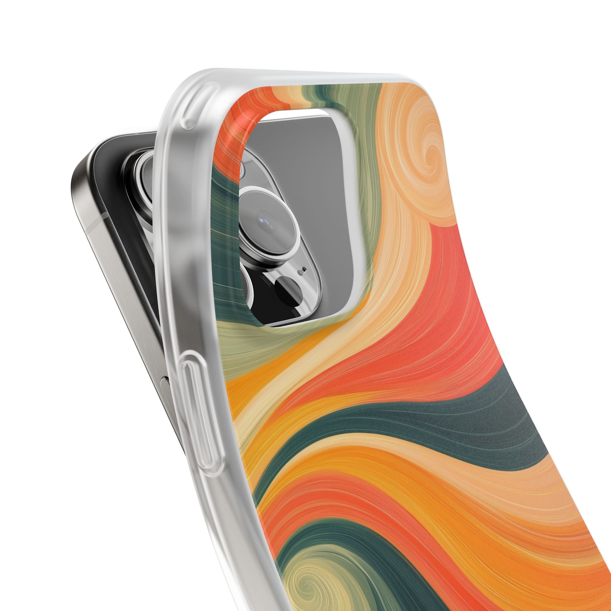 Swirling Ember iPhone 16 Pro Max Case - Soft