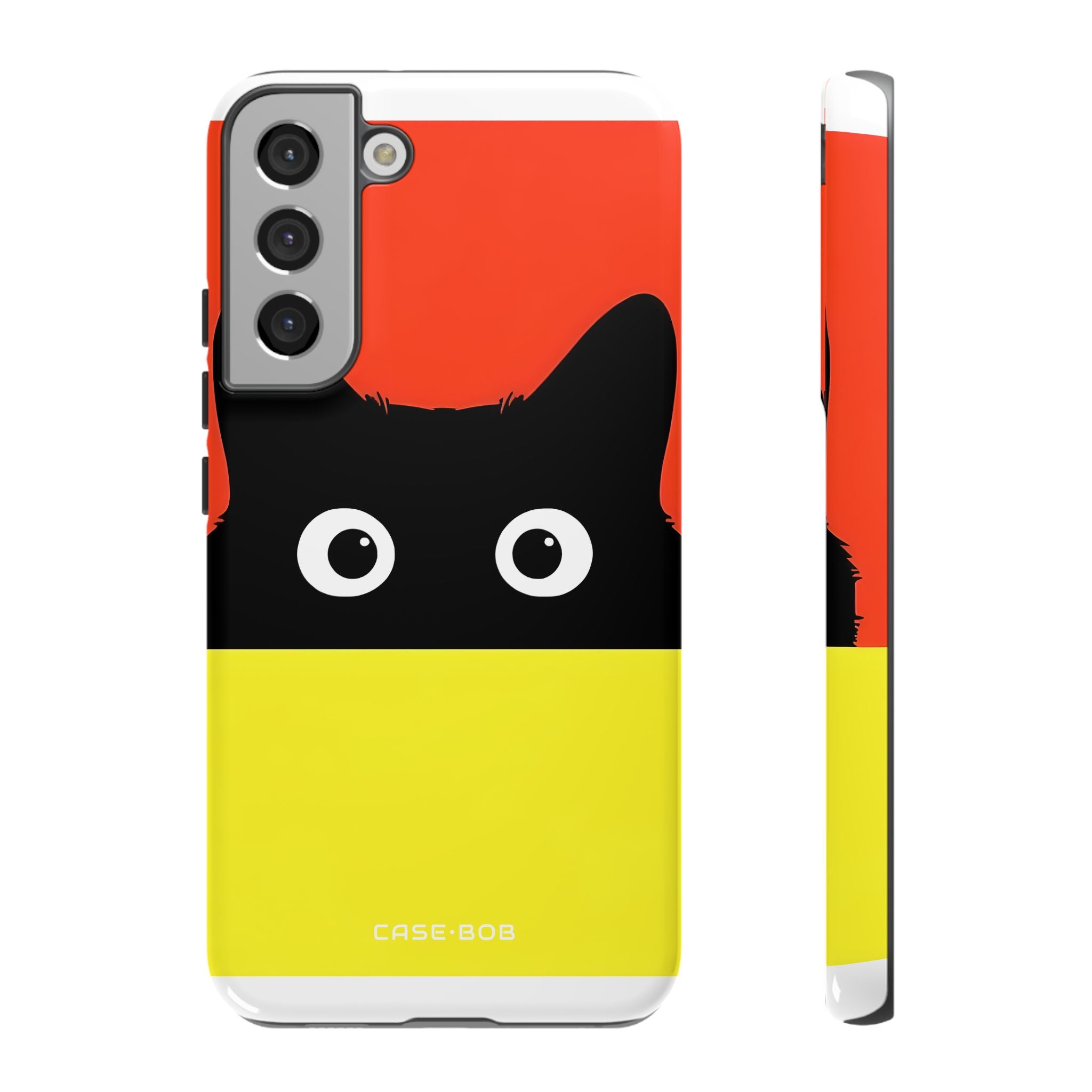 Peekaboo Cat Crimson Samsung S22 Plus Case - Tough