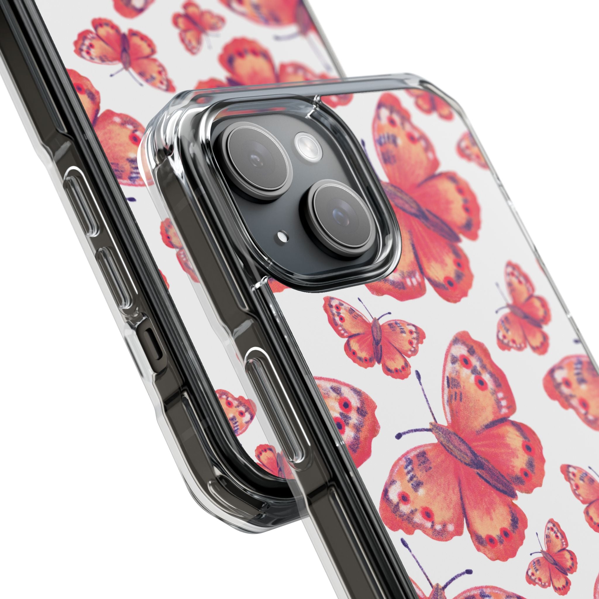 Vibrant Butterfly Dance iPhone Case - Impact