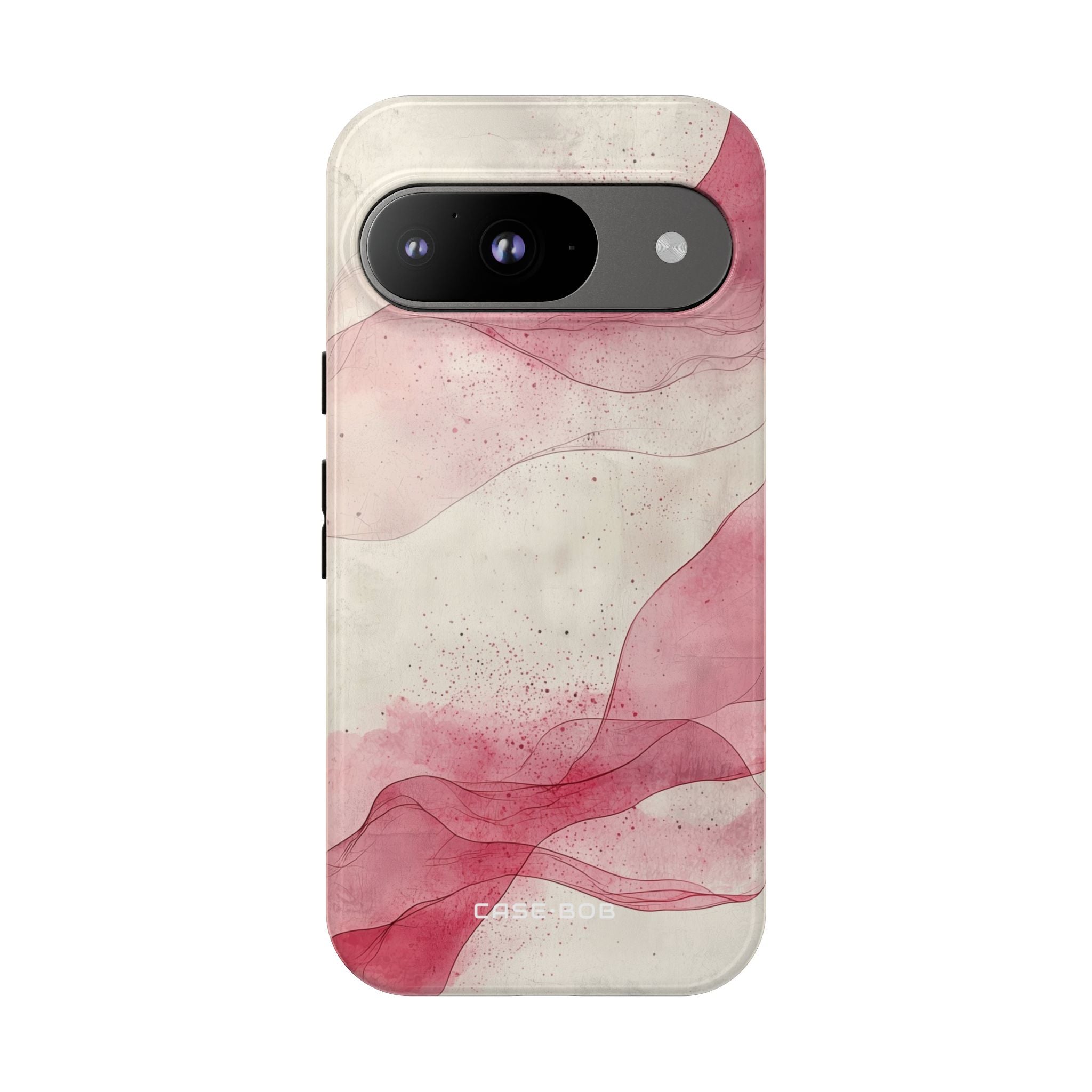 Crimson Waves Google Pixel 9 Case - Tough