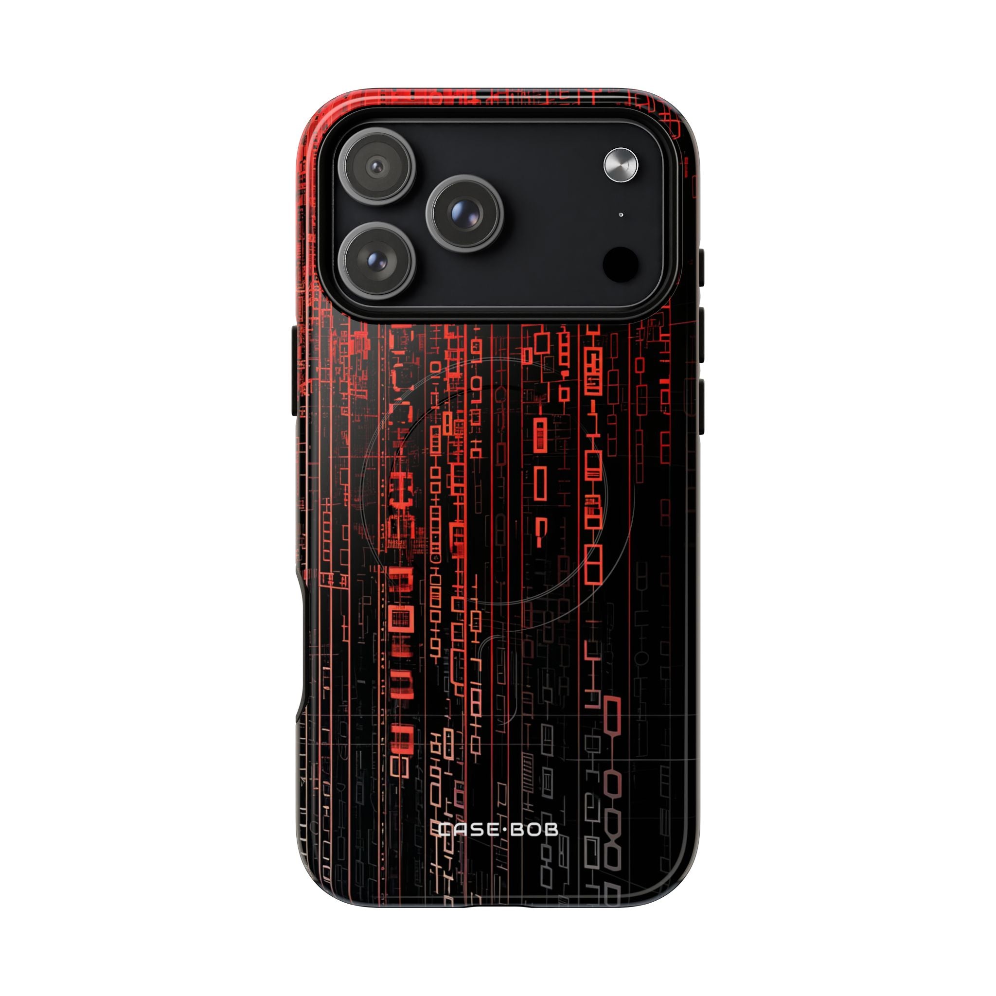 Crimson Glyphs iPhone 17 Pro Max Case - Tough+