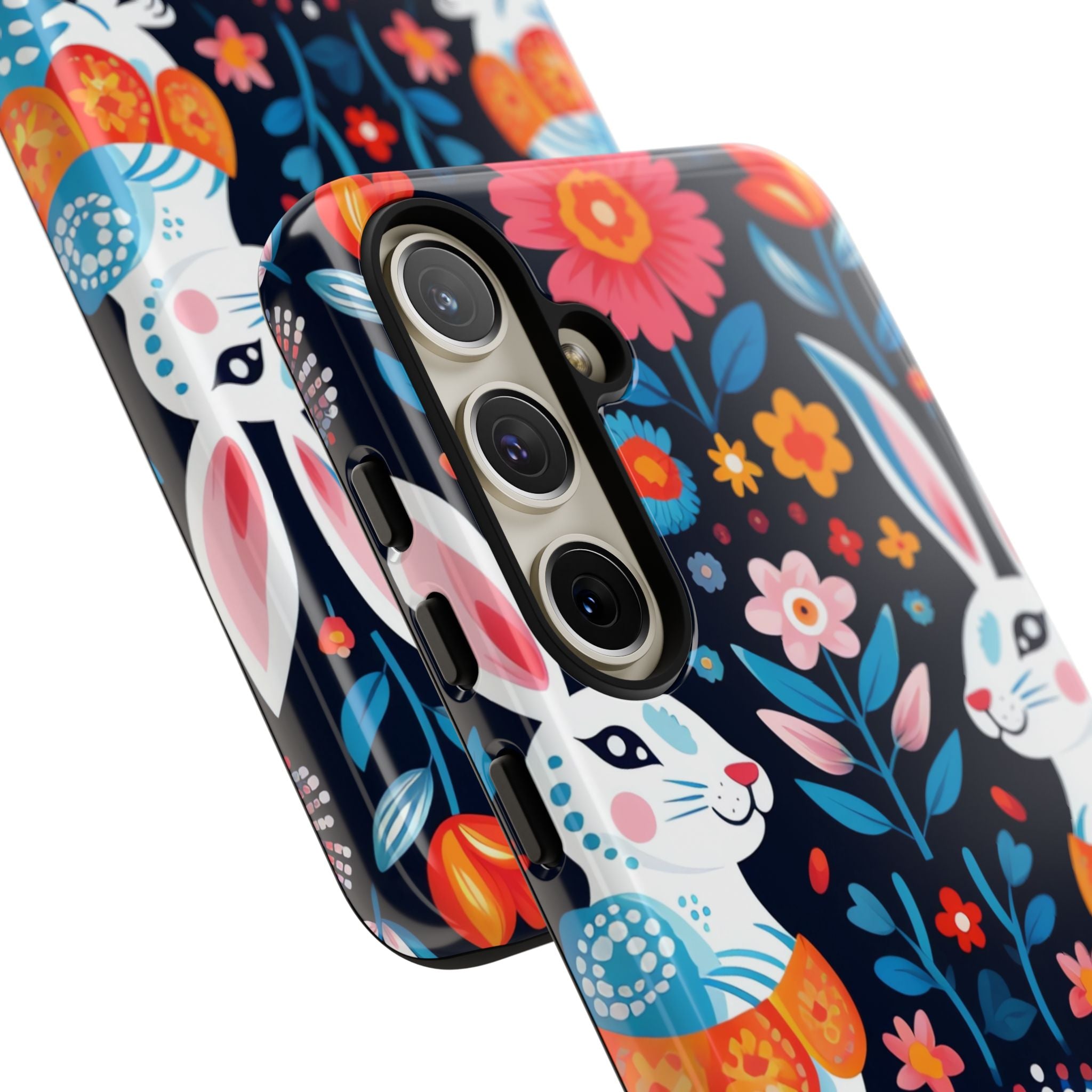 Bunnies Hop Flowers - Samsung Case