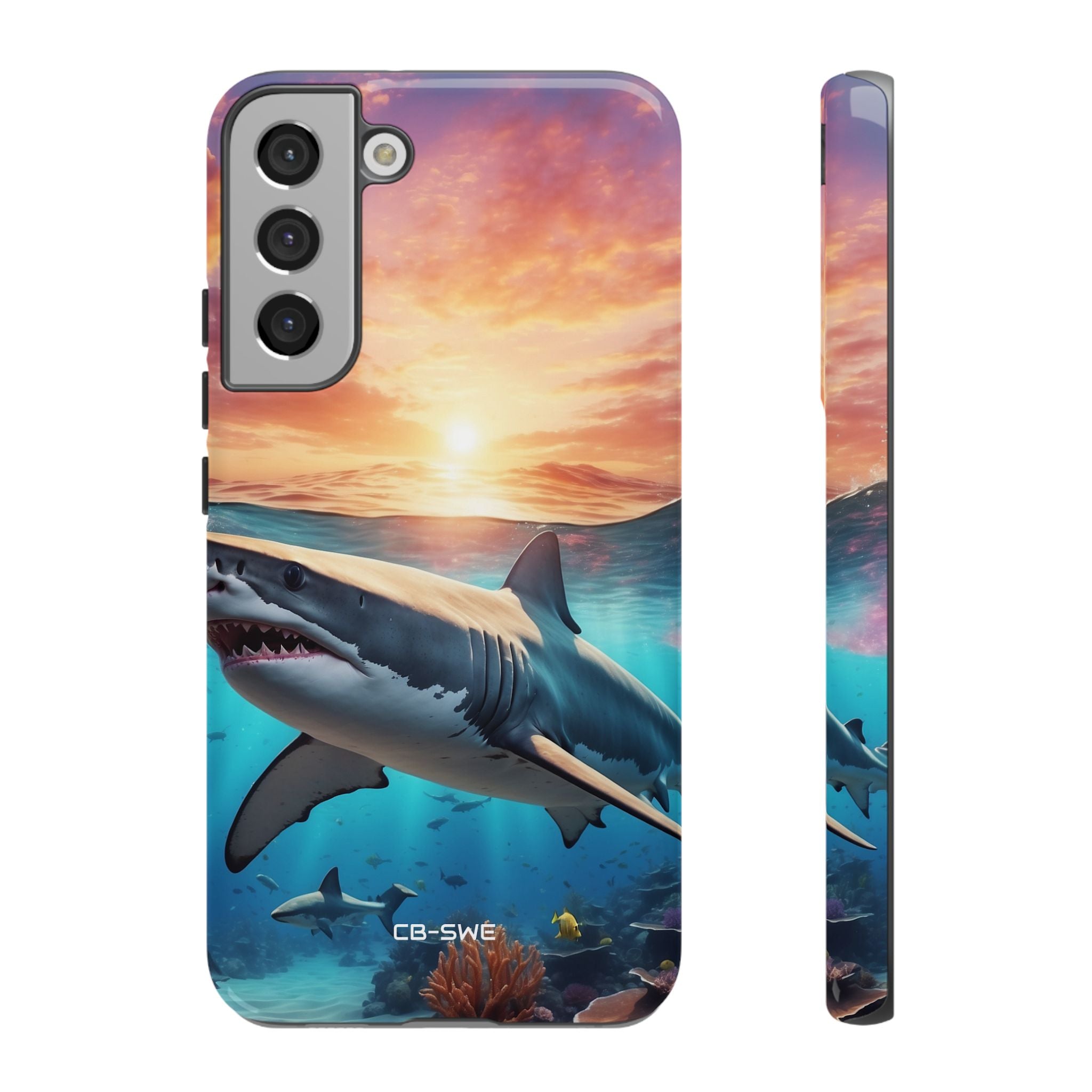 Shark Swims Through - Samsung Case