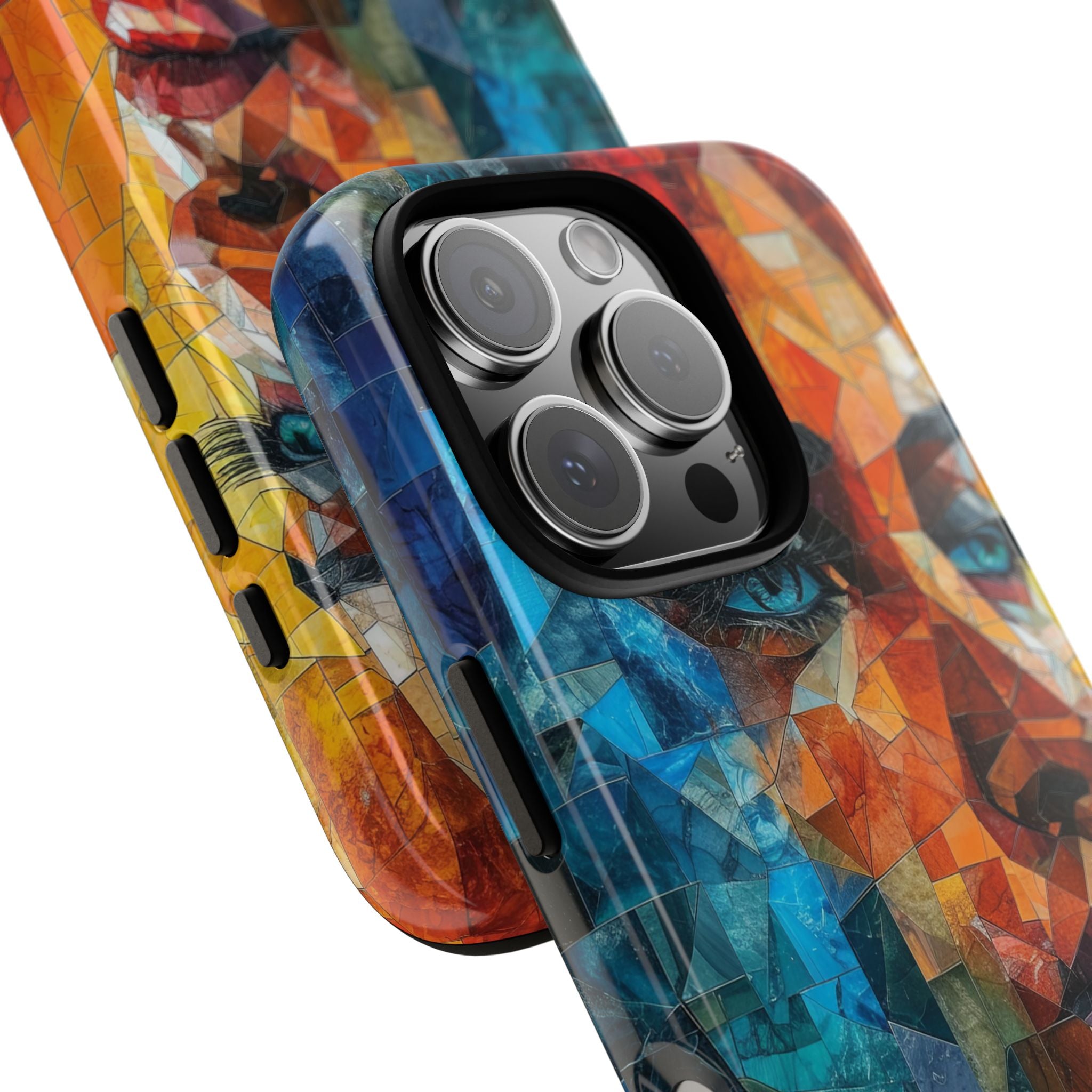 Mosaic Gaze iPhone 16 Pro Case - Tough