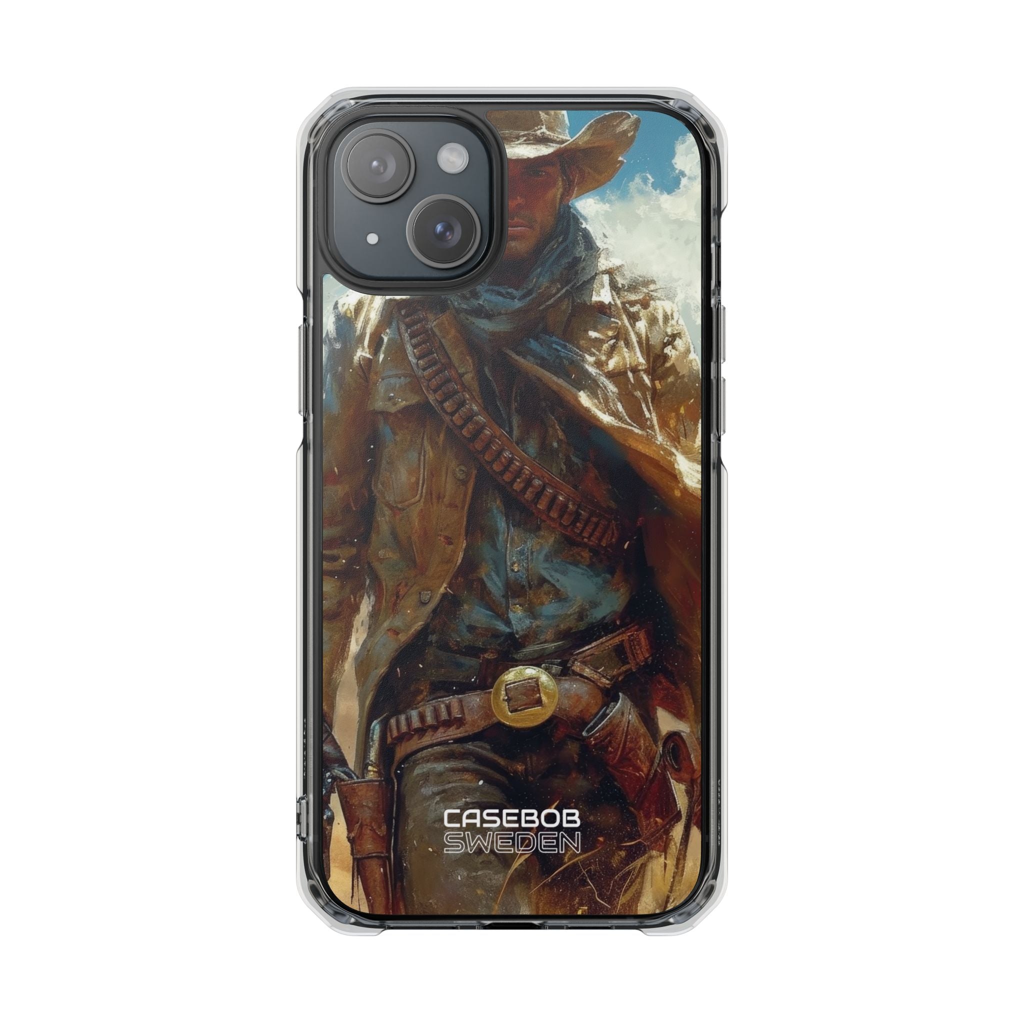 Western Horizon Rider iPhone 15 - Impact Clear+