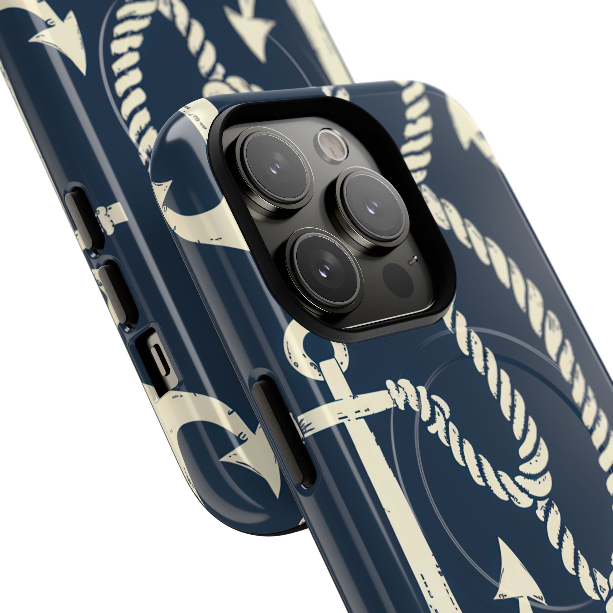 Nautical Anchors Rope iPhone 14 - Tough+