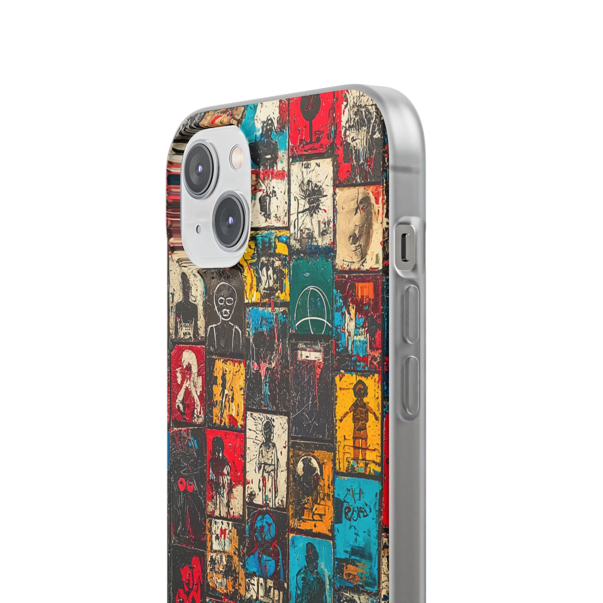 Figured Grid iPhone 14 Plus Case - Soft