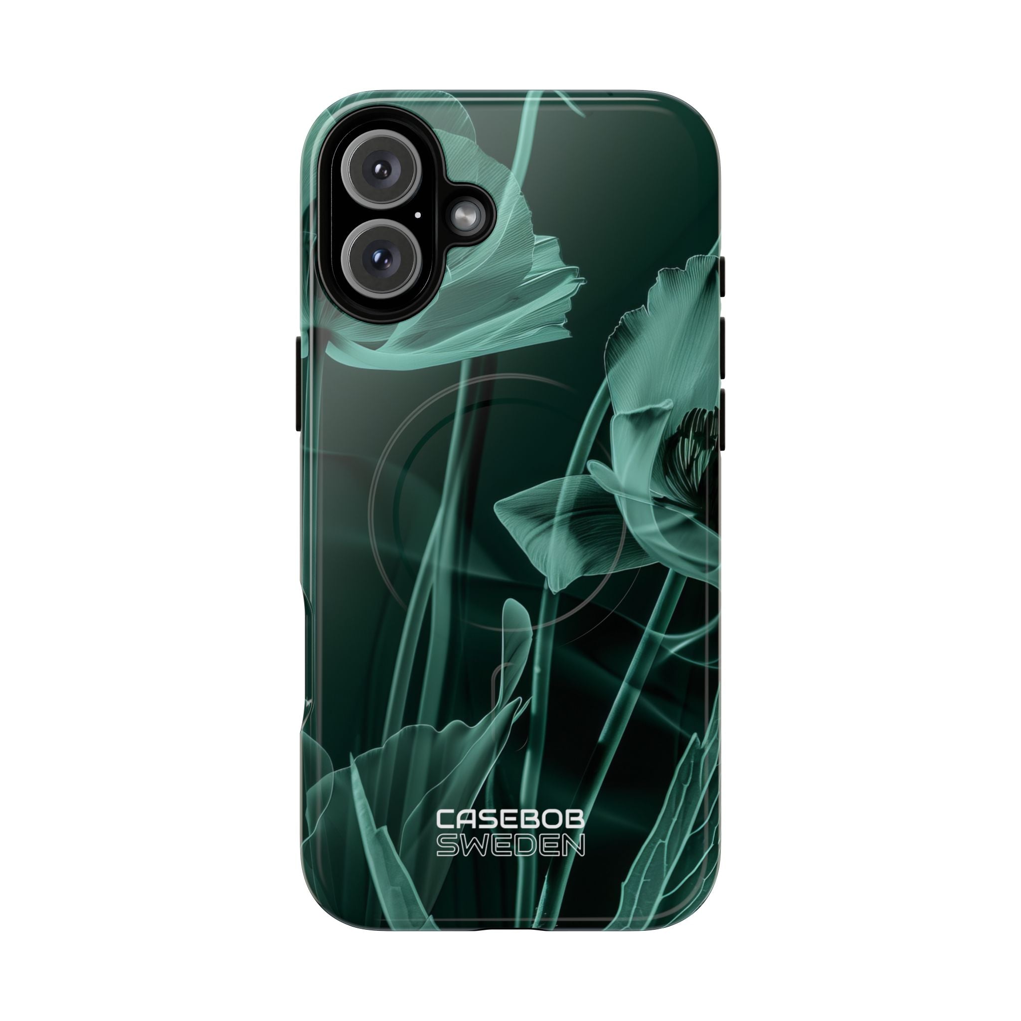 Teal Bloom Radiance iPhone 16 - Tough+