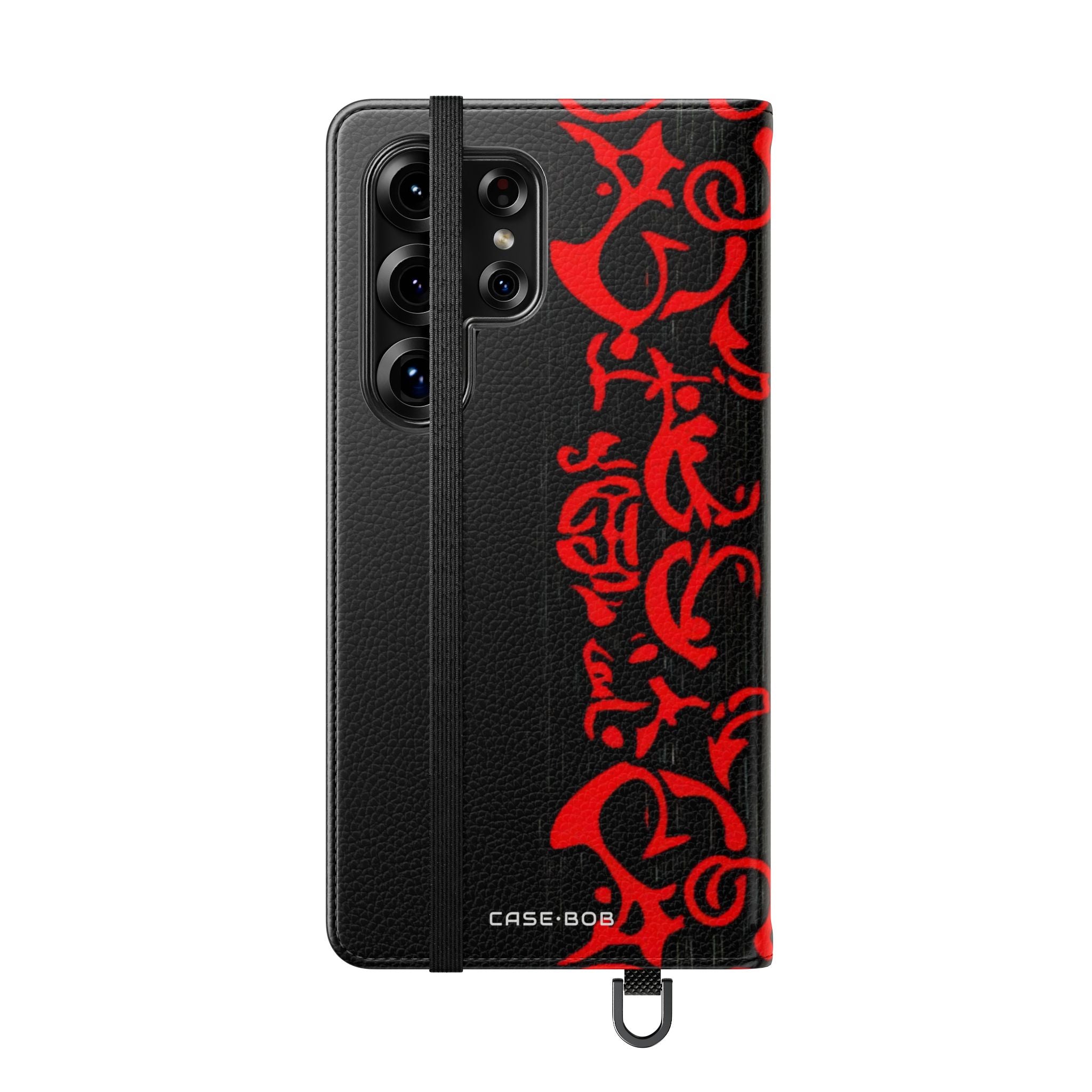 Crimson Swirl - Samsung S25 Ultra Case - Wallet