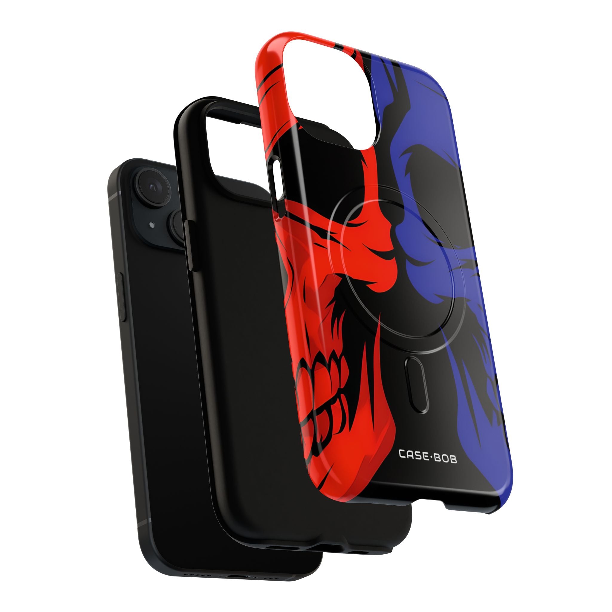 Skull Clash iPhone 15 Case - Tough+