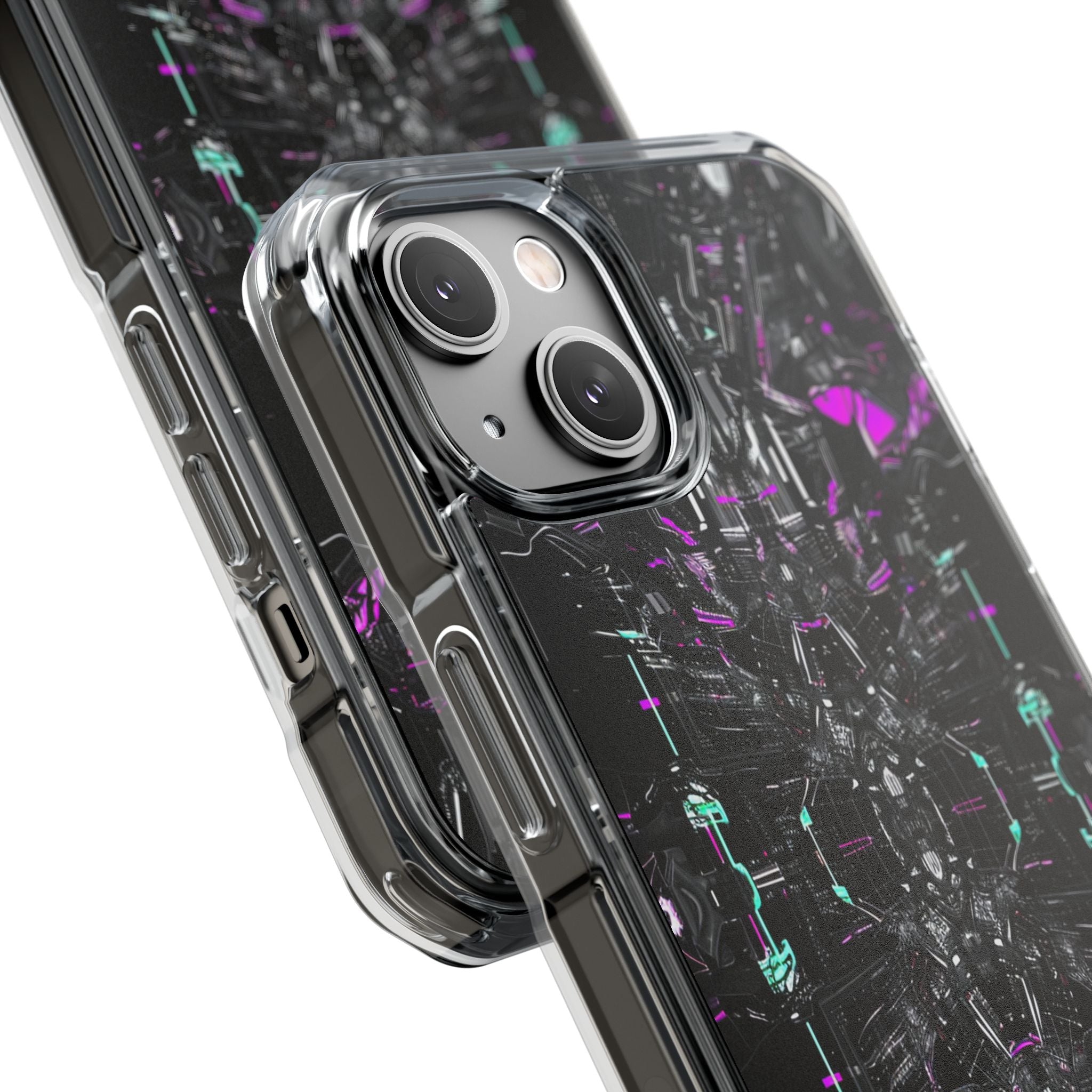 Cybernetic Neon Nexus iPhone 14 - Impact Clear+