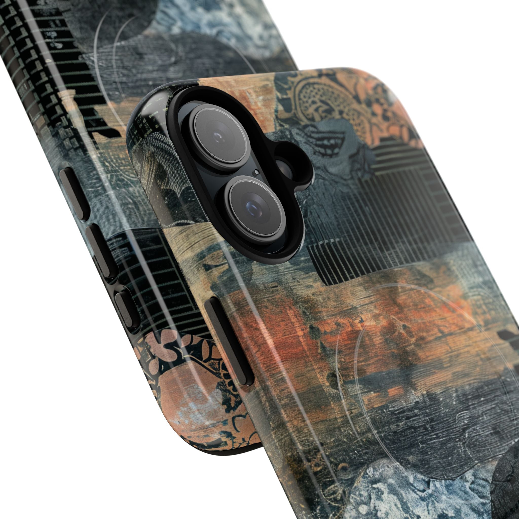 Rust Bloom Tangle iPhone 16 - Tough+