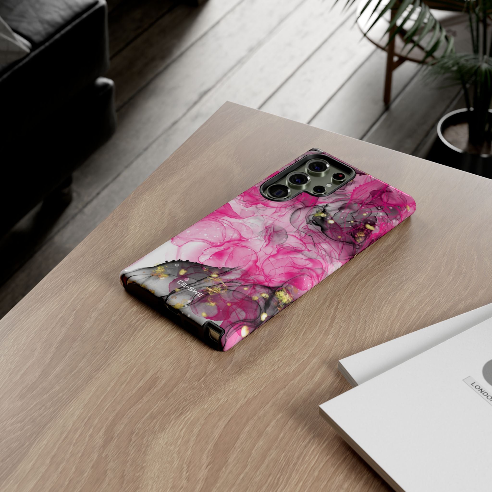 Vibrant Pink Swirls - Samsung Case