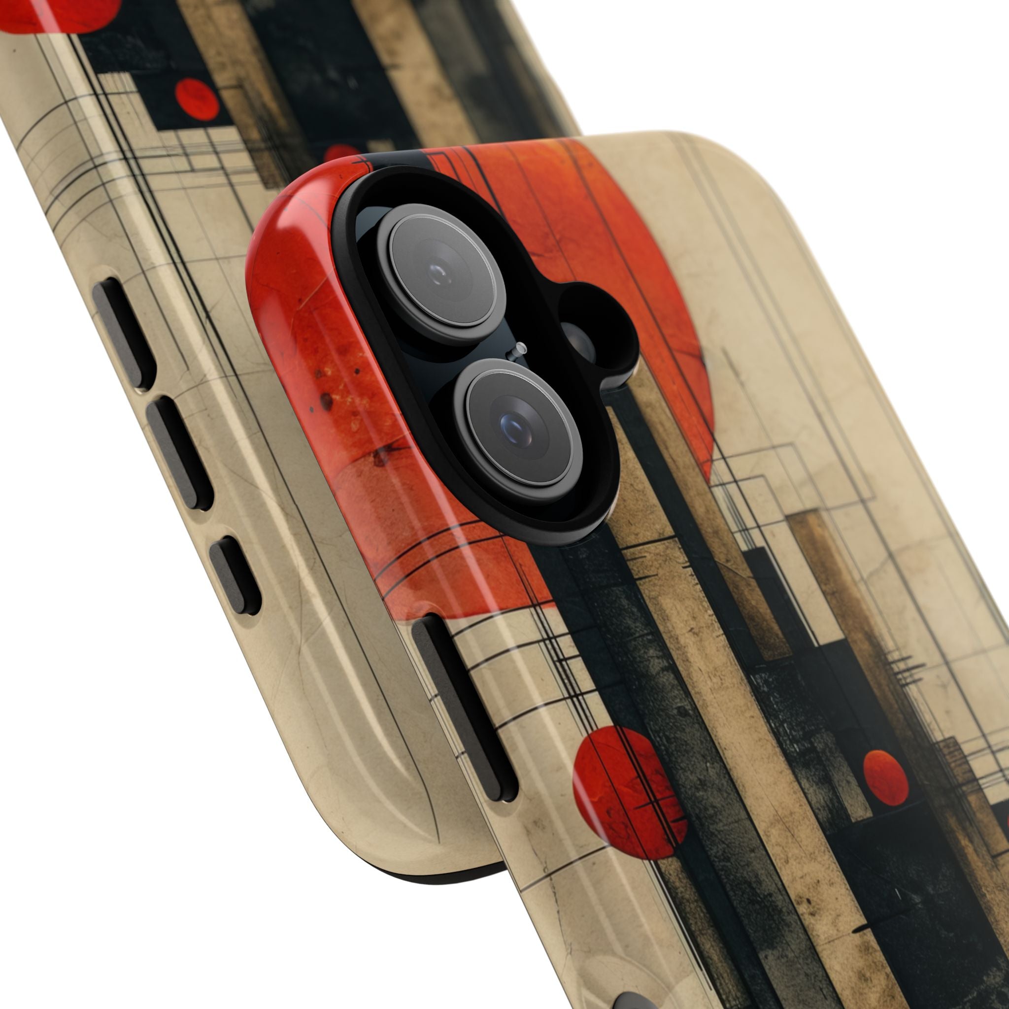 Geometric Cityscape Essence iPhone 16 - Tough