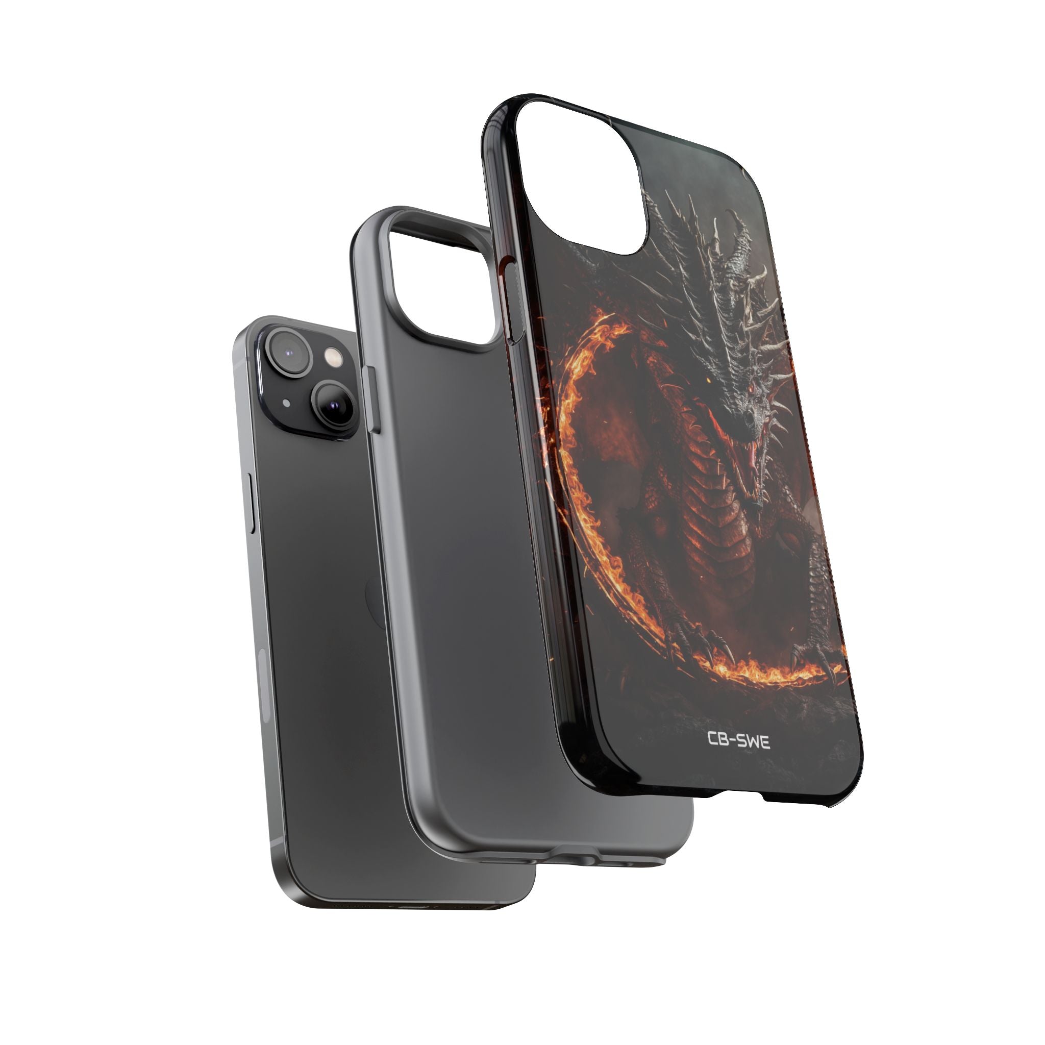 Fiery Dragon Roars - iPhone Case