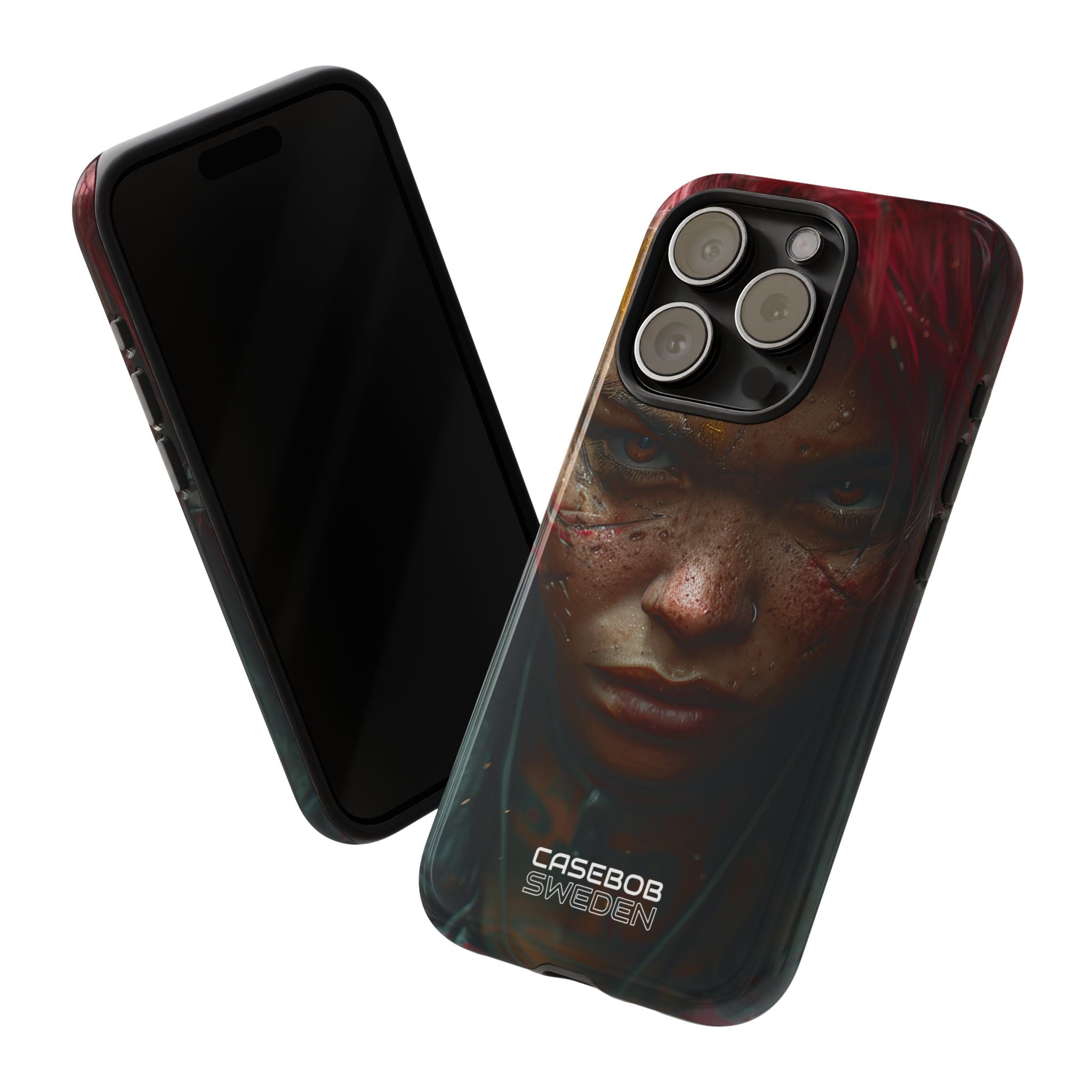Ritratto Ribelle Cyberpunk iPhone 15 - Tough