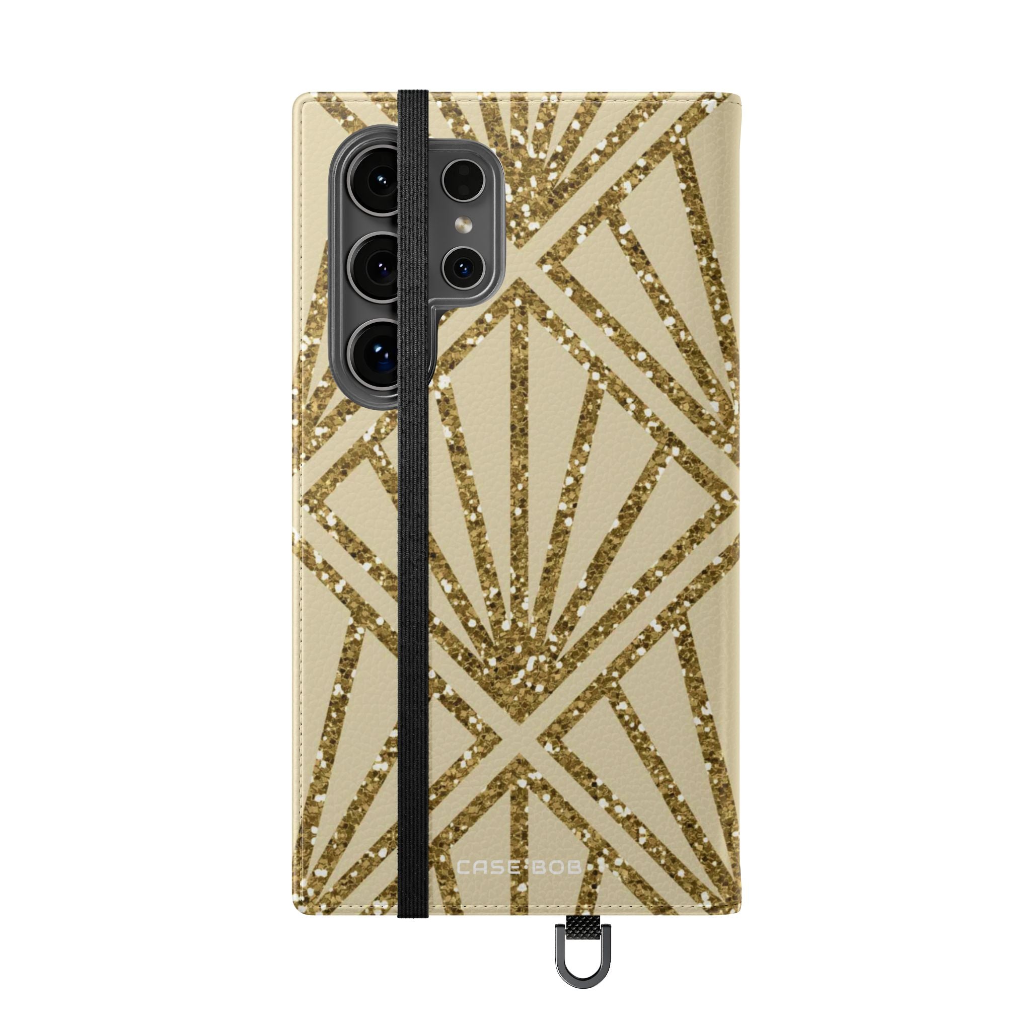 Golden Fan Sparkle - Samsung S24 Ultra Case - Wallet