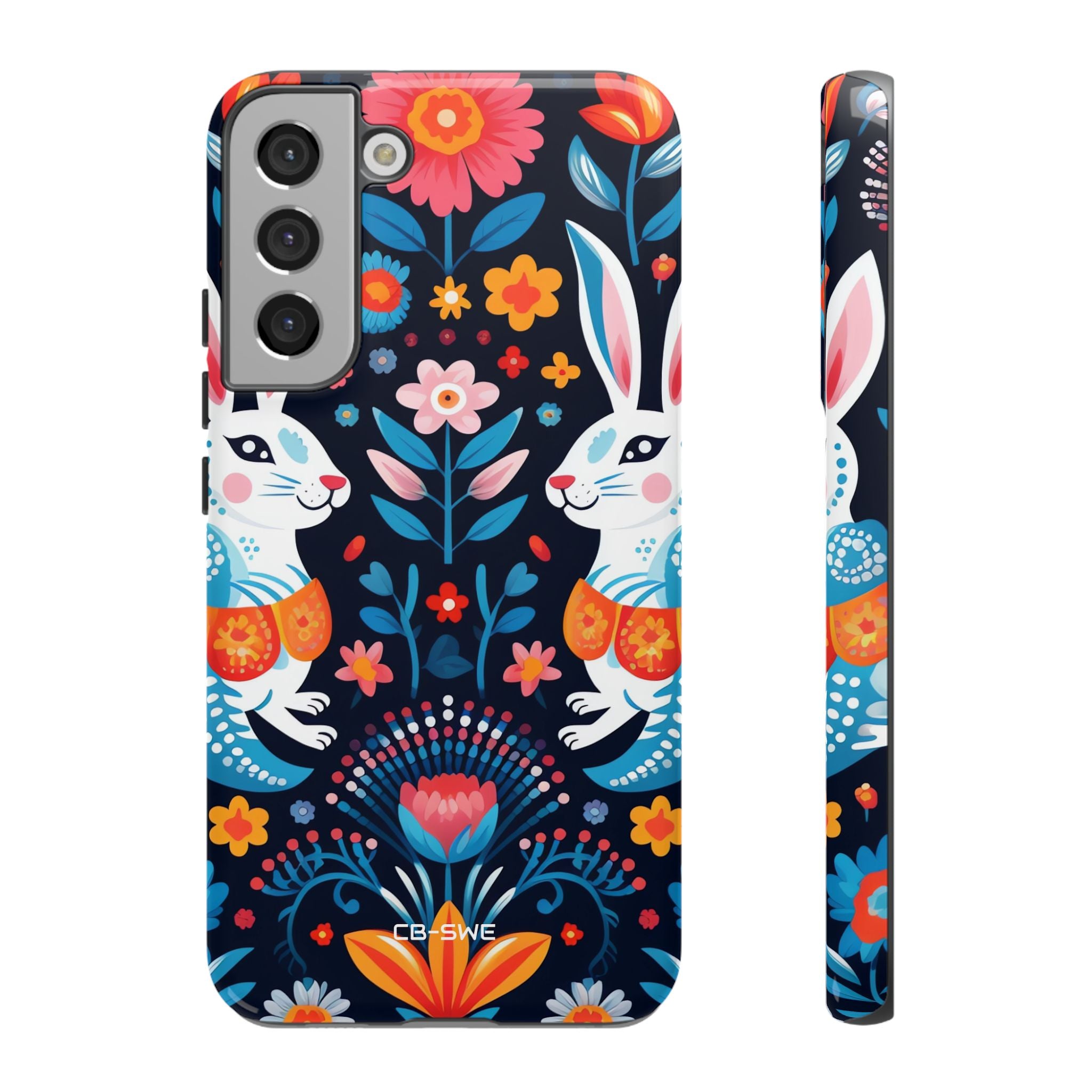 Bunnies Hop Flowers - Samsung Case