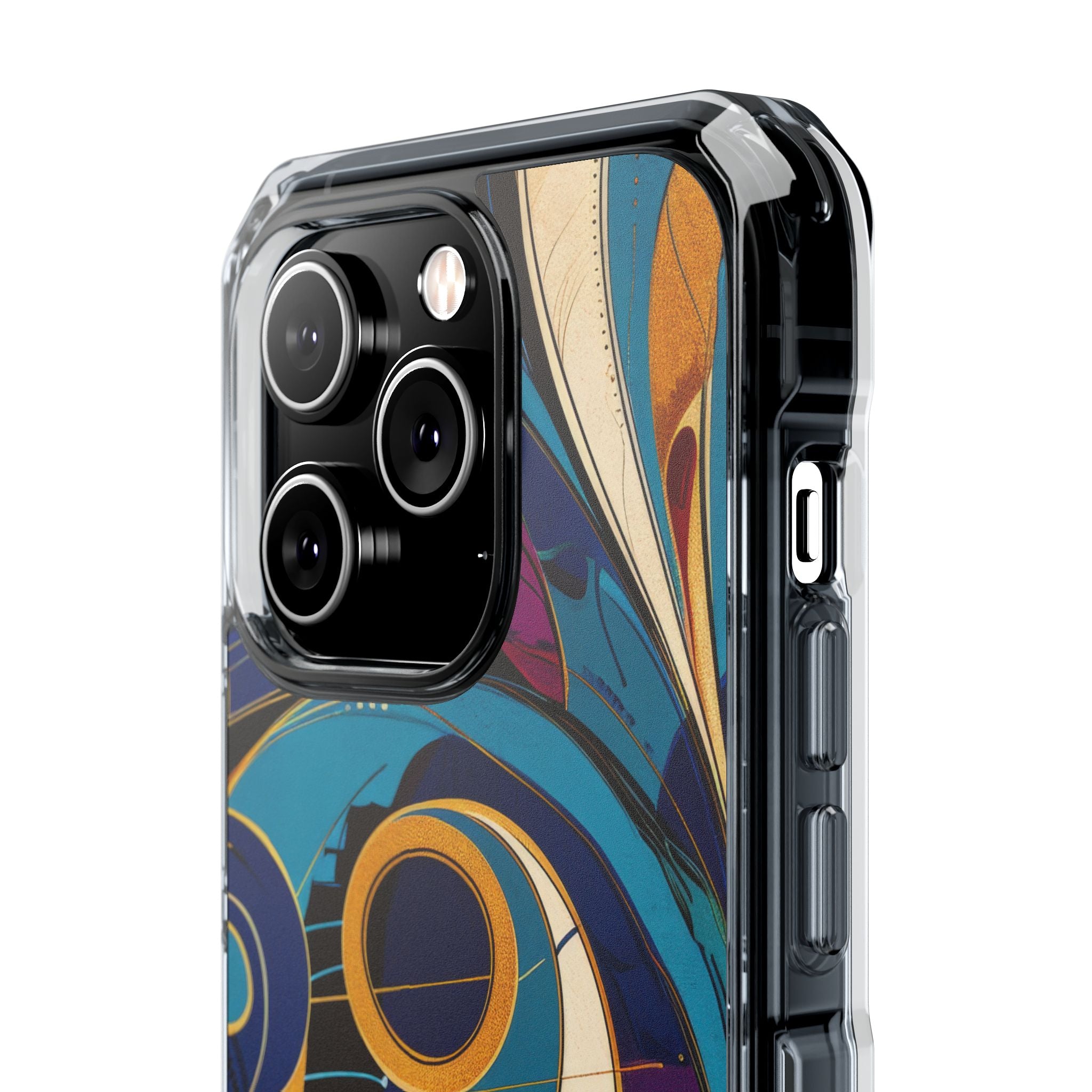 Swirling Copper Dreams iPhone 14 - Impact Clear+