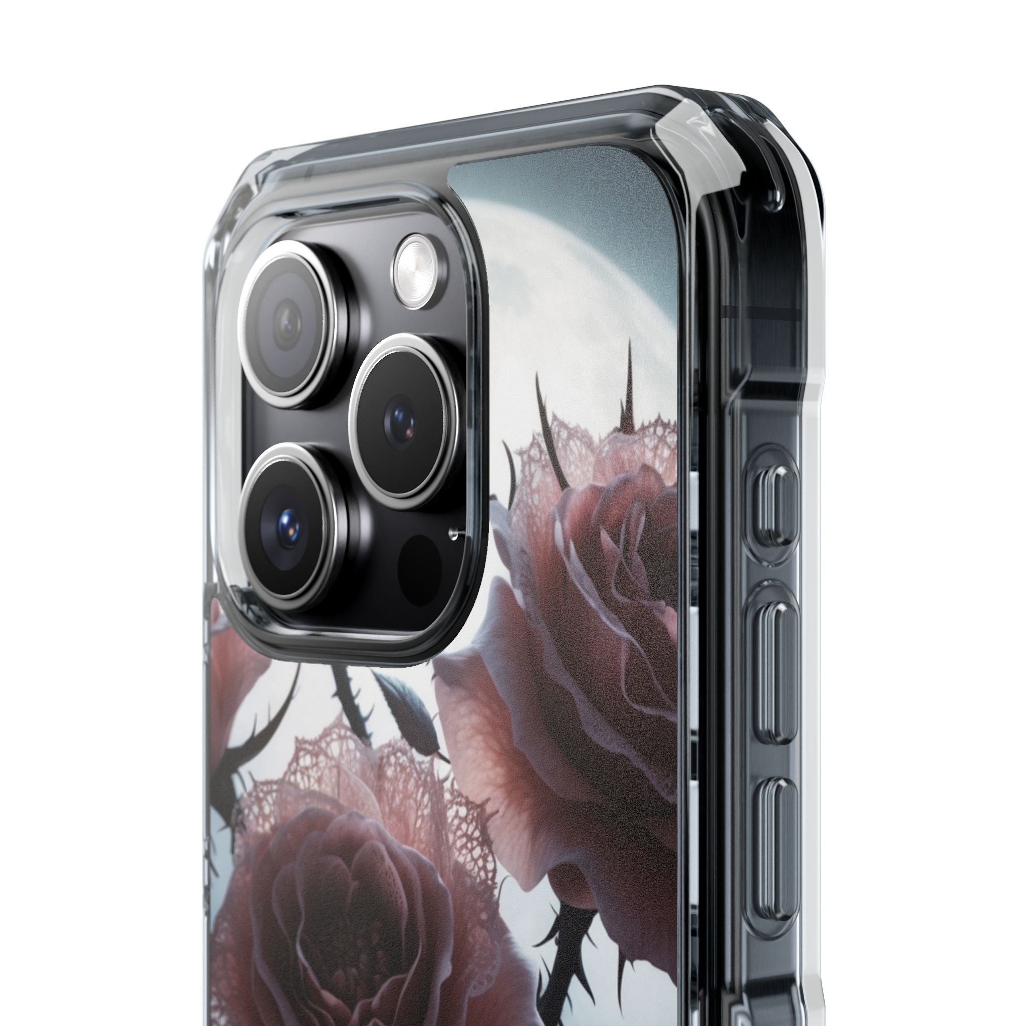 Luminous Rose Thorns iPhone 15 Pro Case - Impact