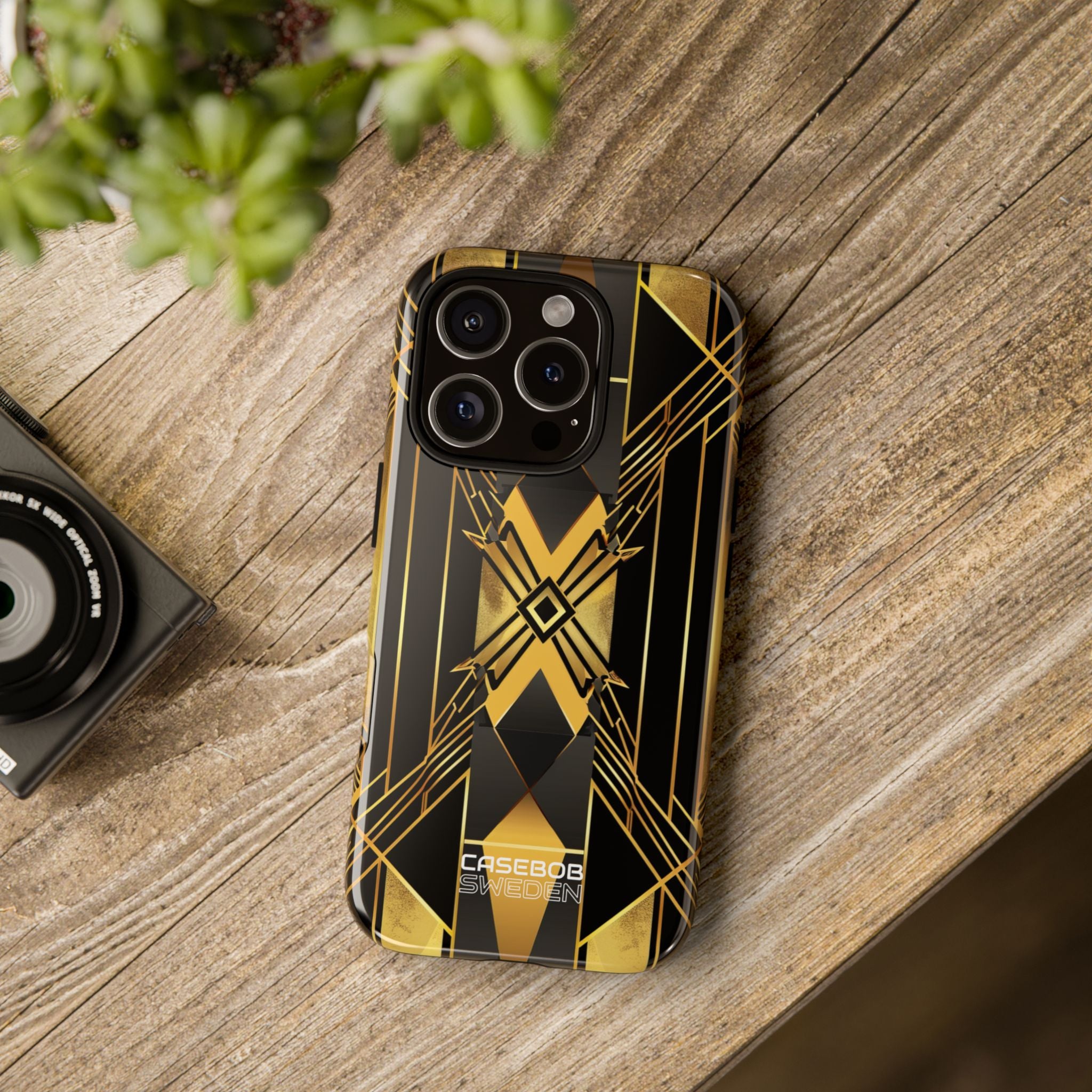 Golden Deco Symphony iPhone 16 - Tough