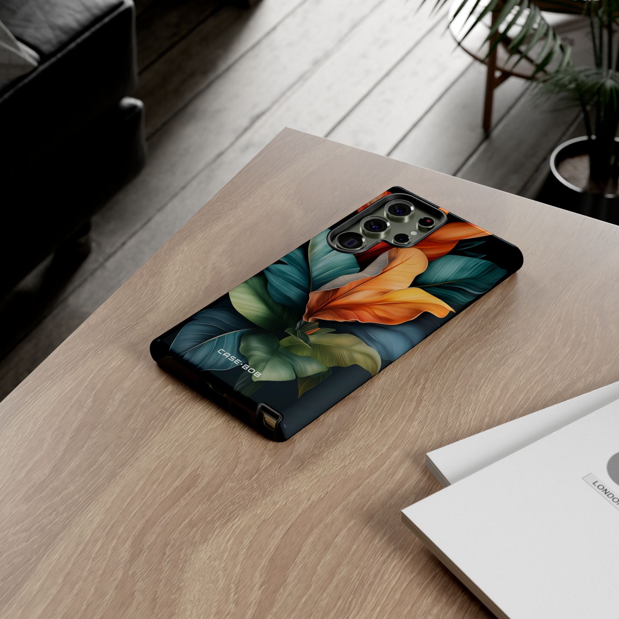 Tropical Leafburst Samsung S23 Ultra Case - Tough