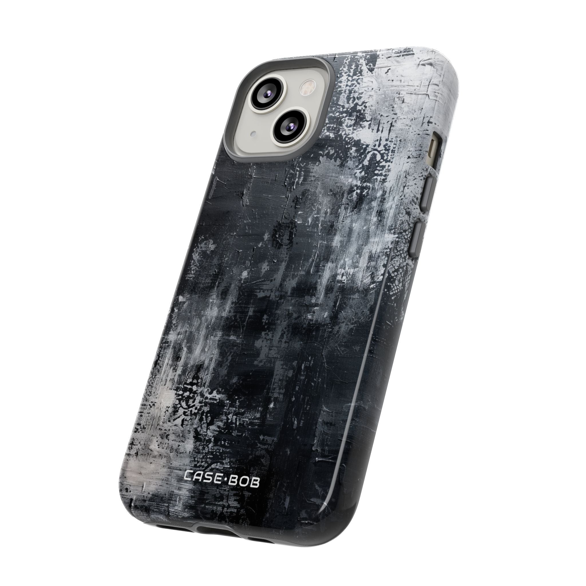 Textured Blackscape iPhone 14 Case - Tough