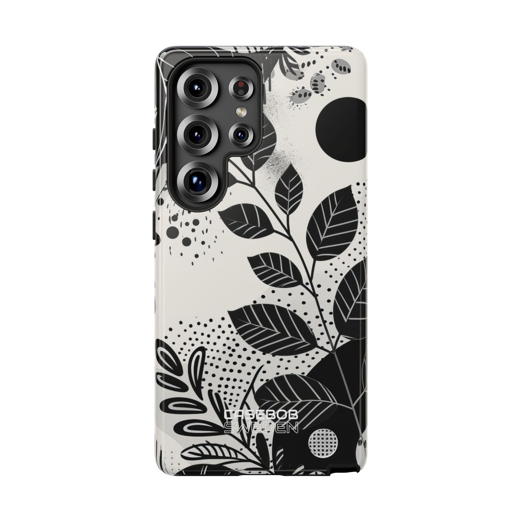 Ritmo di Foglie Monocromo Samsung S25 - Tough
