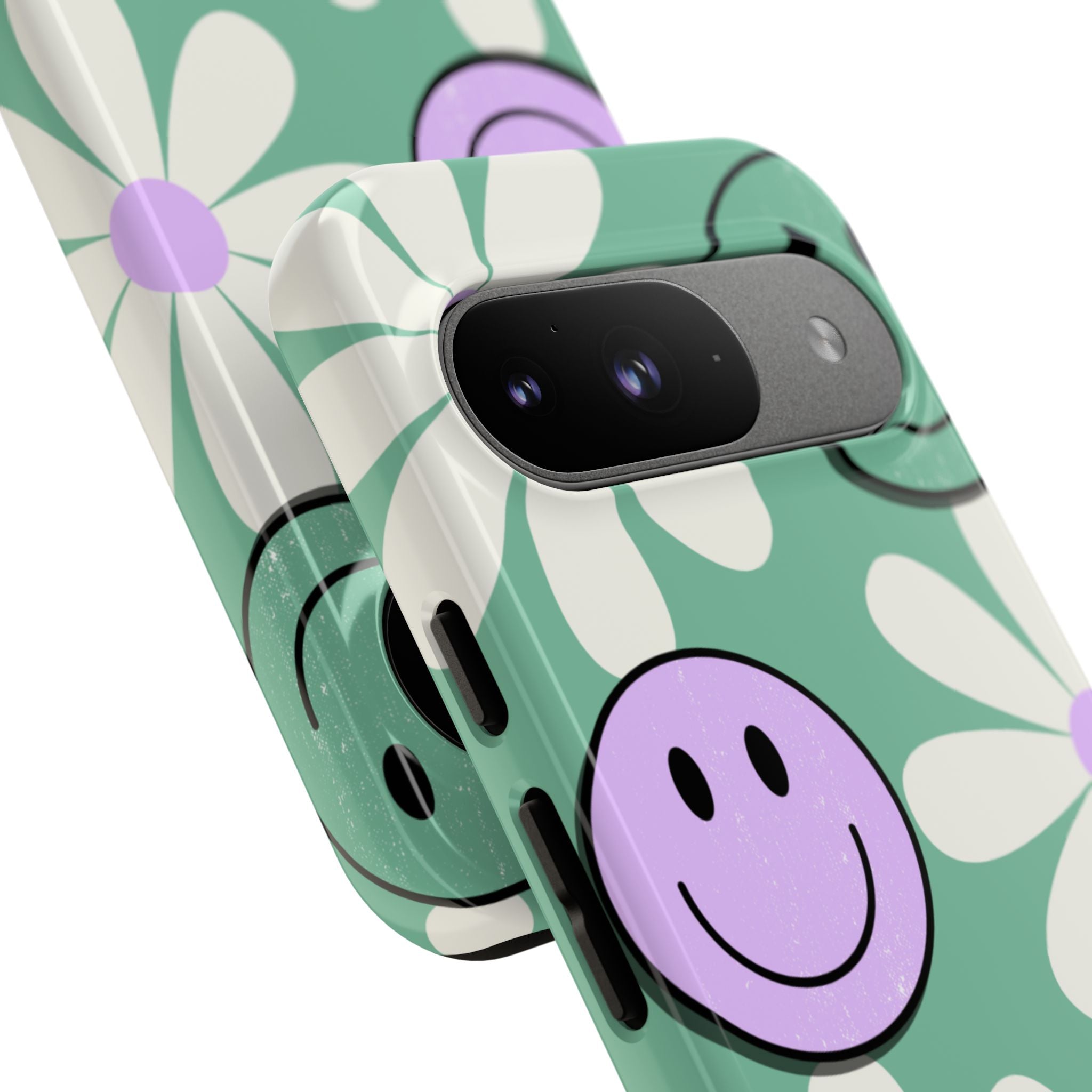 Smiley Daisy Glow Google Pixel 9 Case - Tough