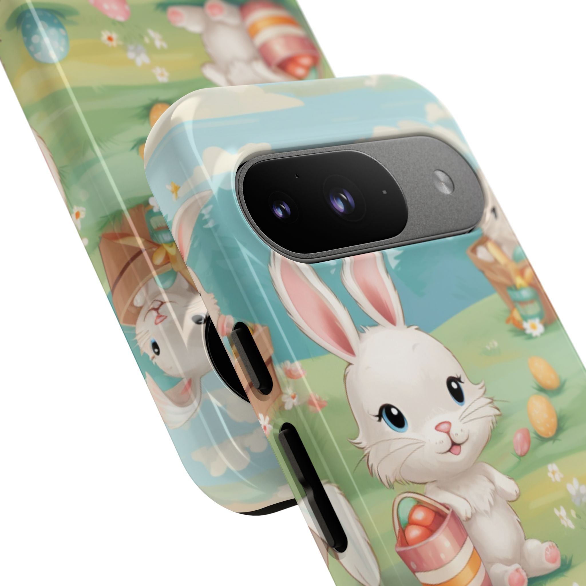 Bunnies Hunt Eggs - Google Pixel Case
