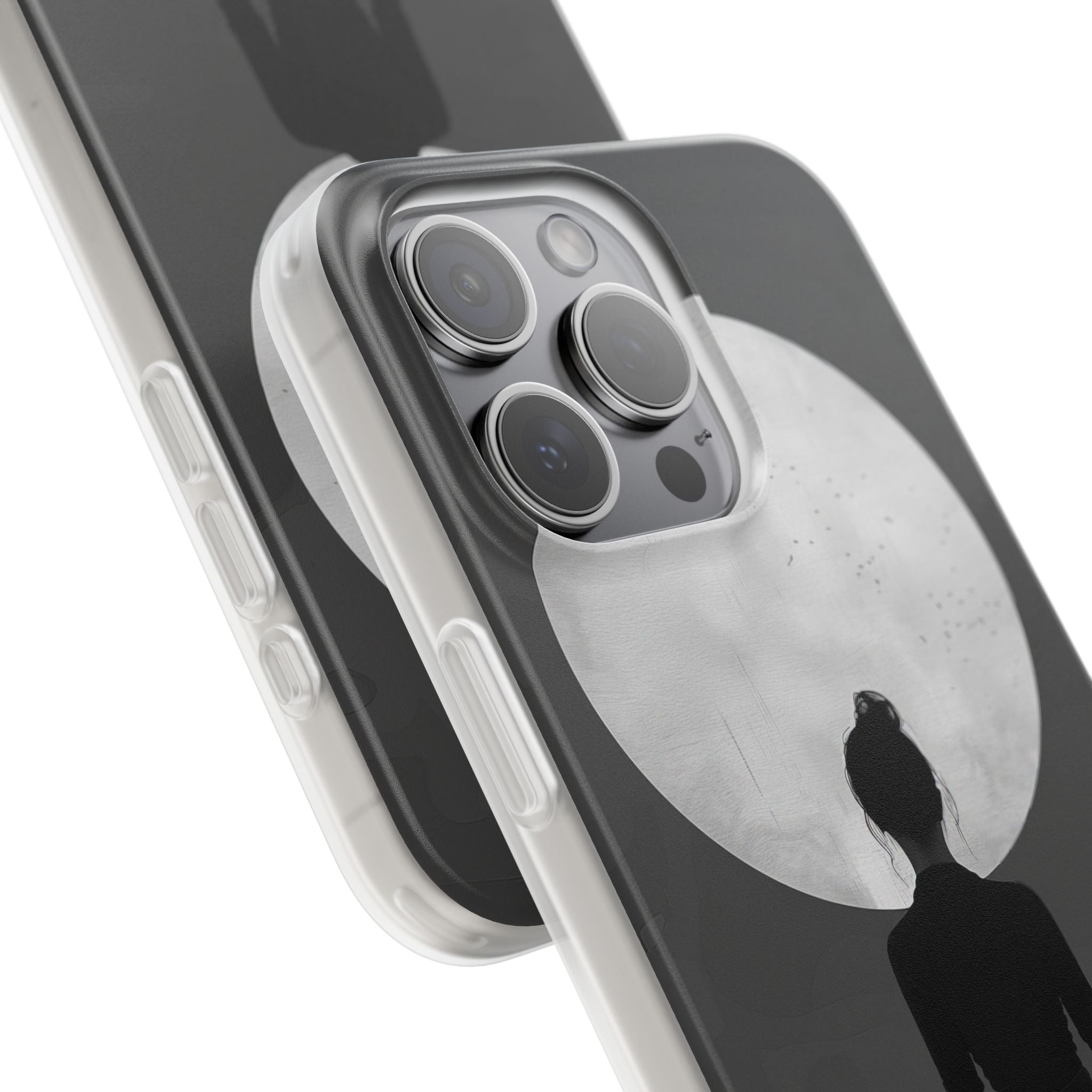 Silhouette Moonlight iPhone 15 Pro Max Case - Soft