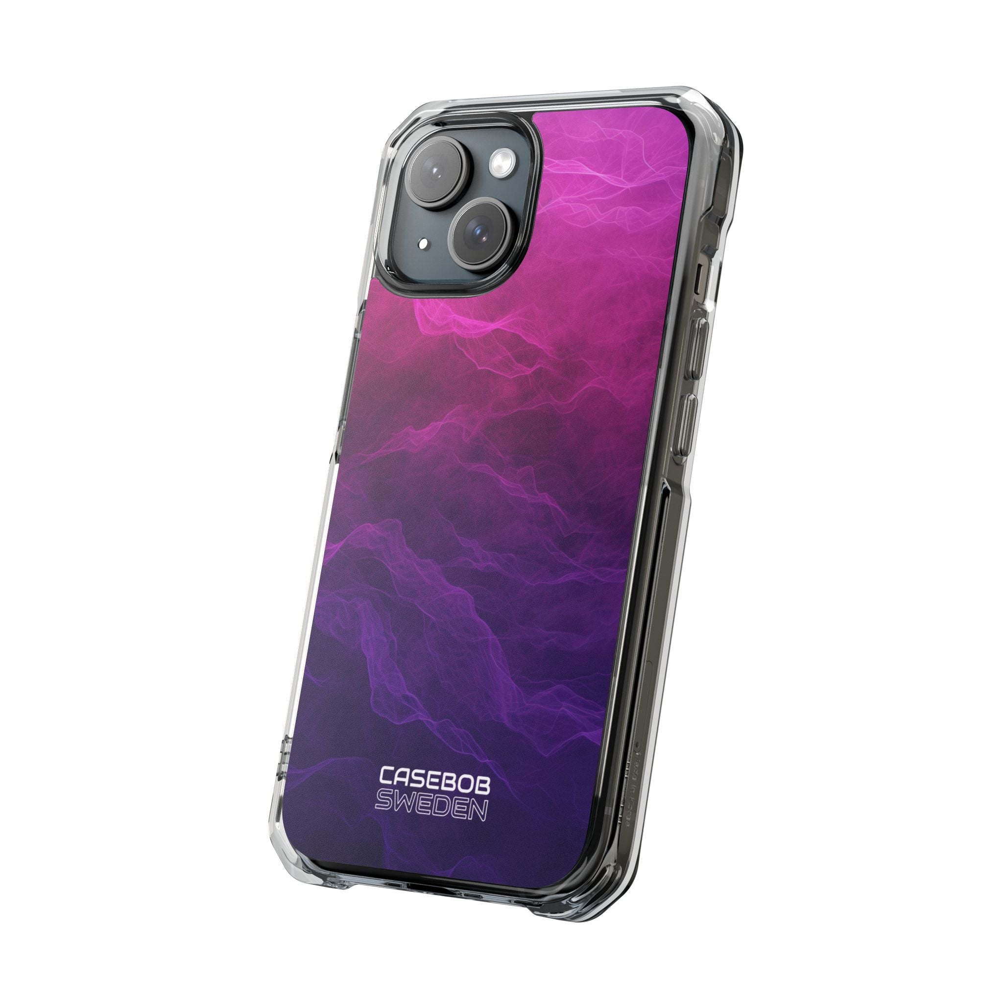Violet Dream Currents iPhone 15 - Impact Clear+