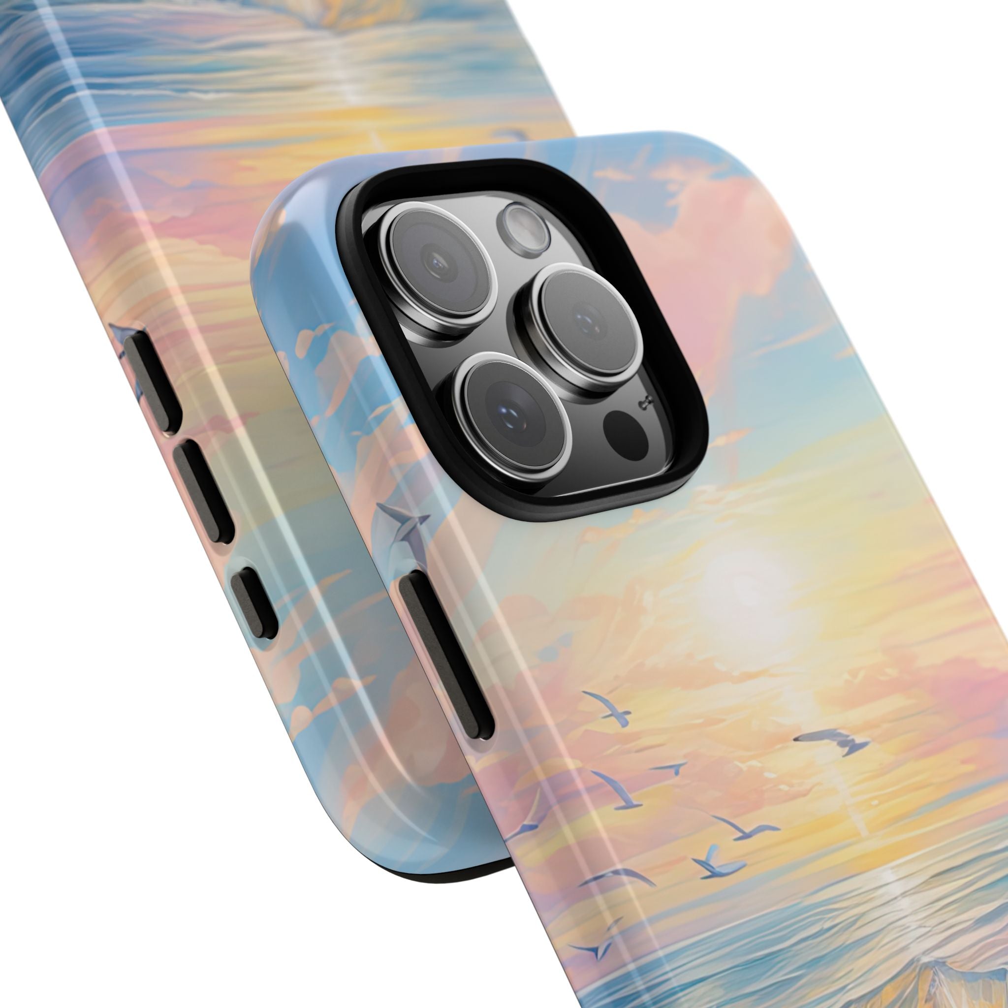 Gentle Waves Embrace - iPhone Case