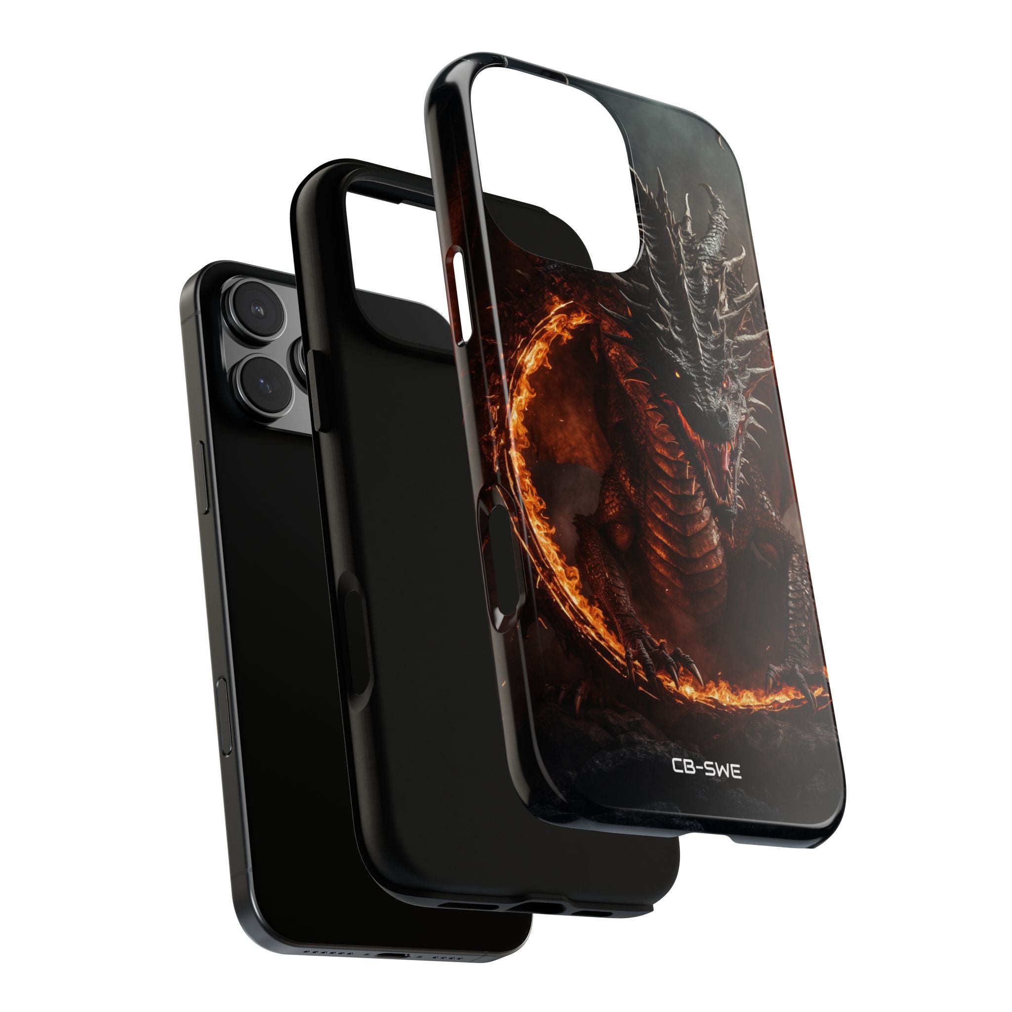 Fiery Dragon Roars - iPhone Case