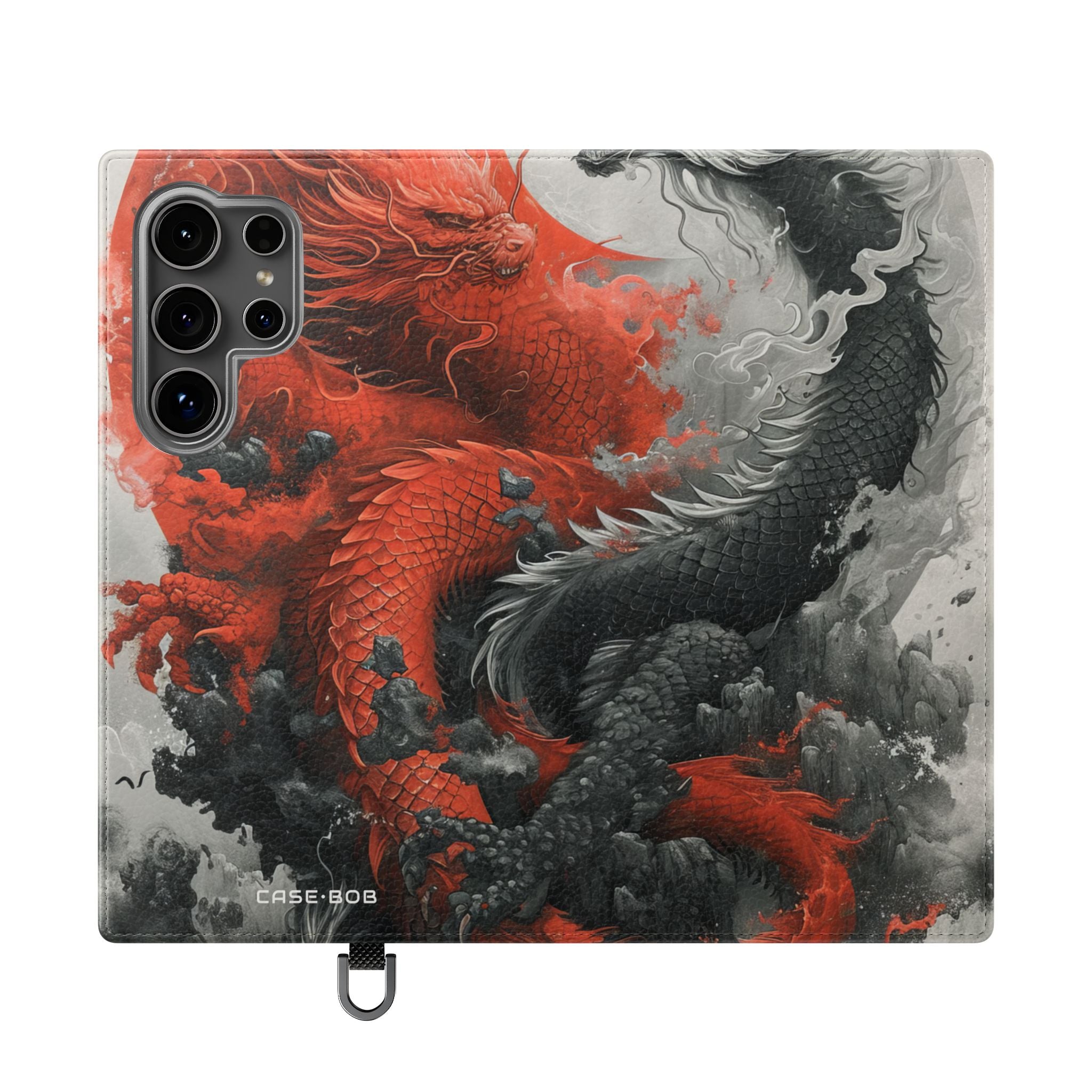 Twin Dragons Dance - Samsung S24 Ultra Case - Wallet