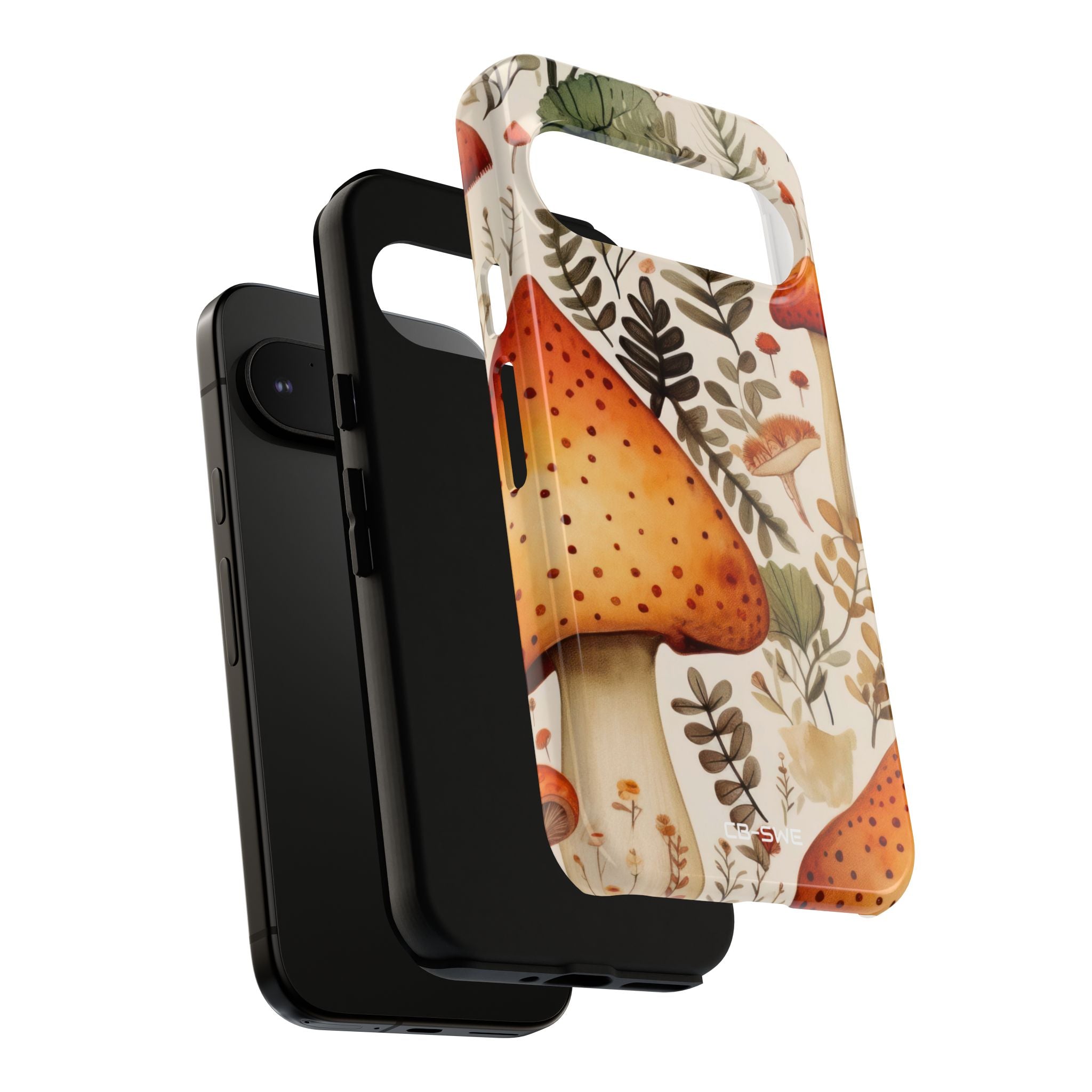 Mushrooms Sprout Cheerfully - Google Pixel Case