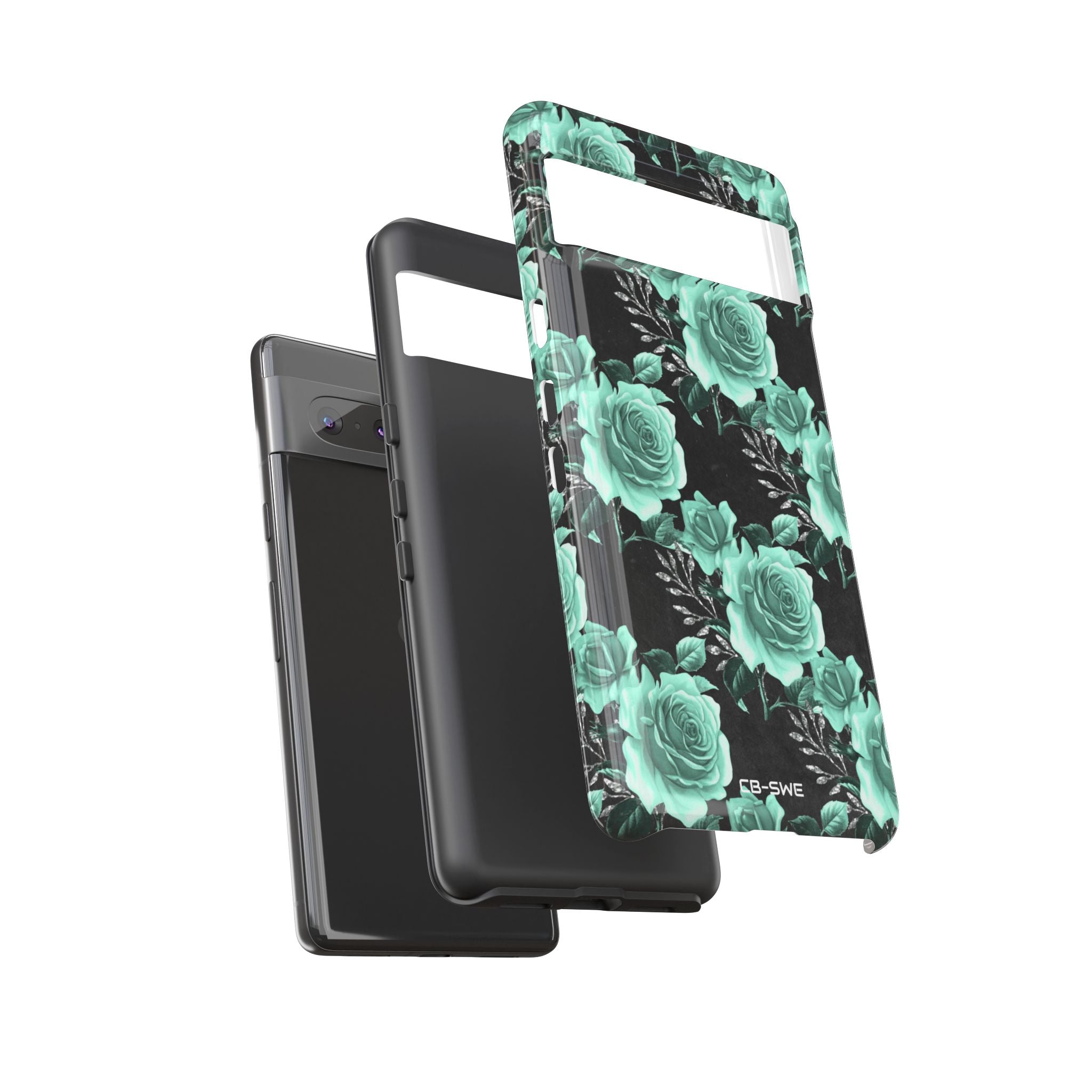 Turquoise Rose Symphony - Google Pixel Case