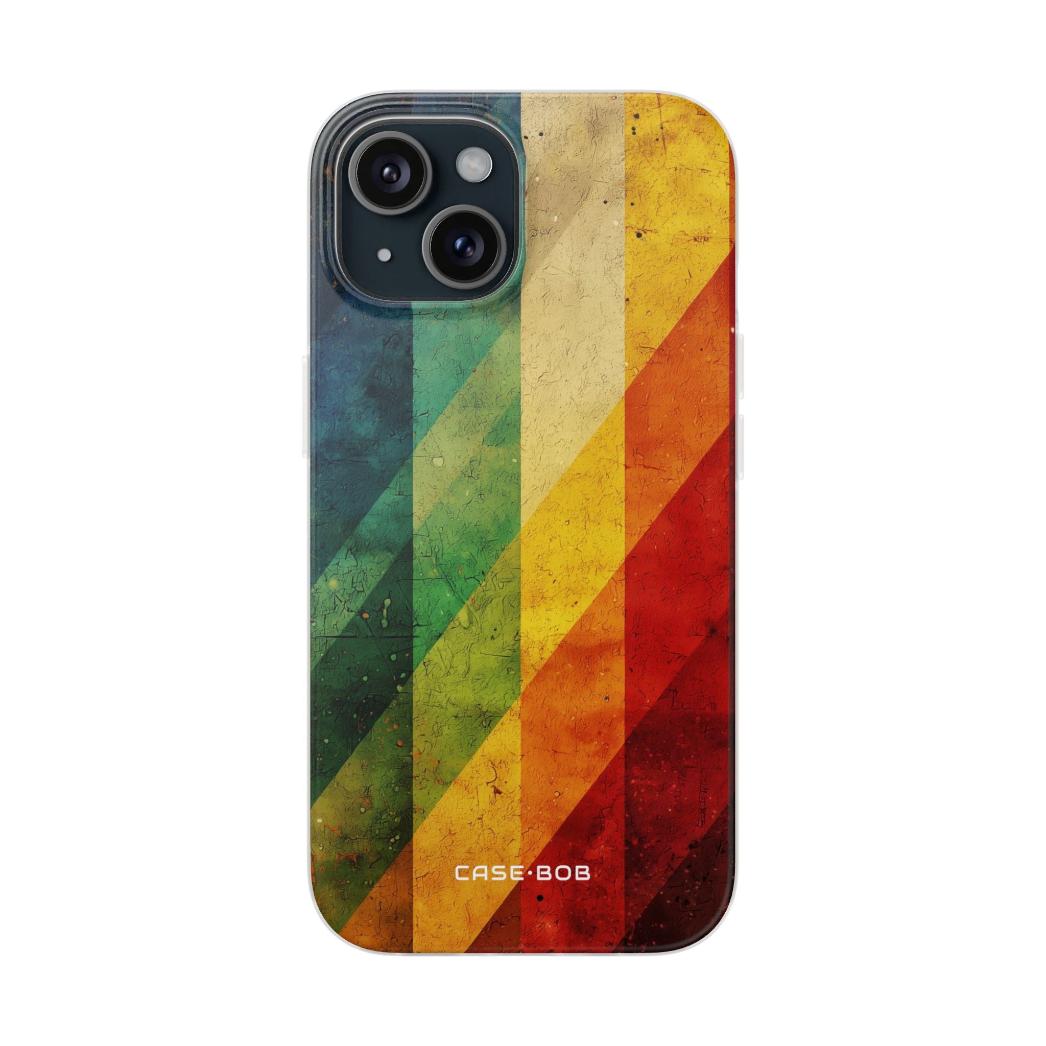 Diagonal Spectrum iPhone 15 Case - Soft