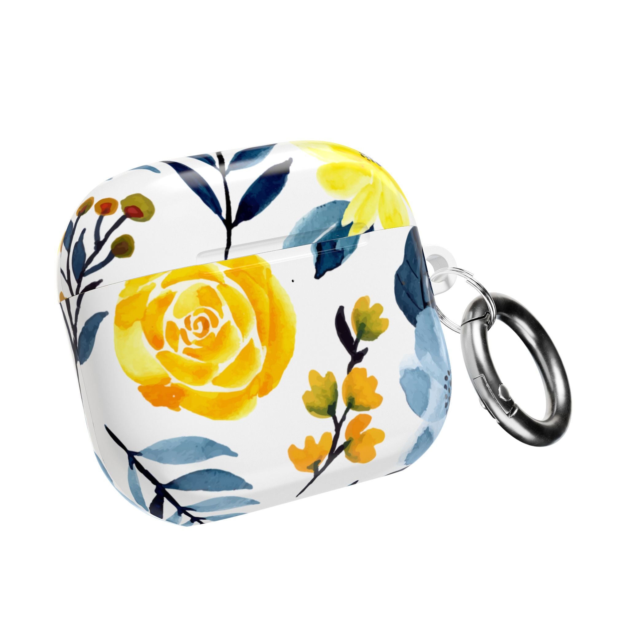 Yellow Blue Blossoms - AirPods Case