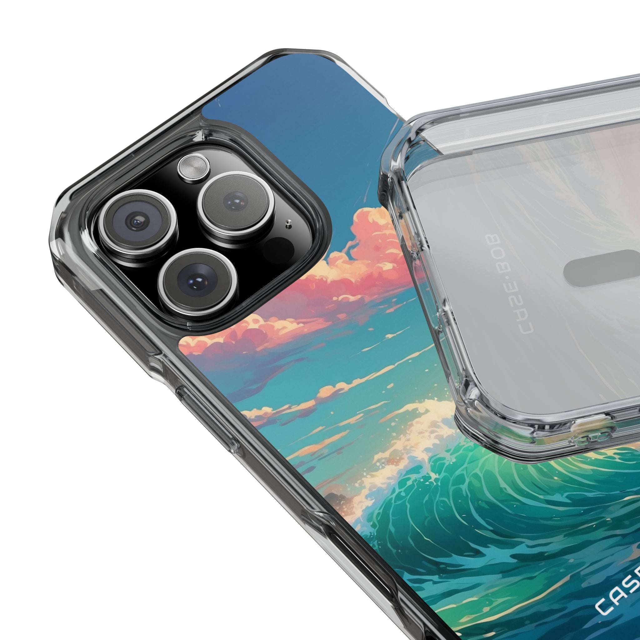 Turquoise Curl iPhone 16 Pro Case - Impact