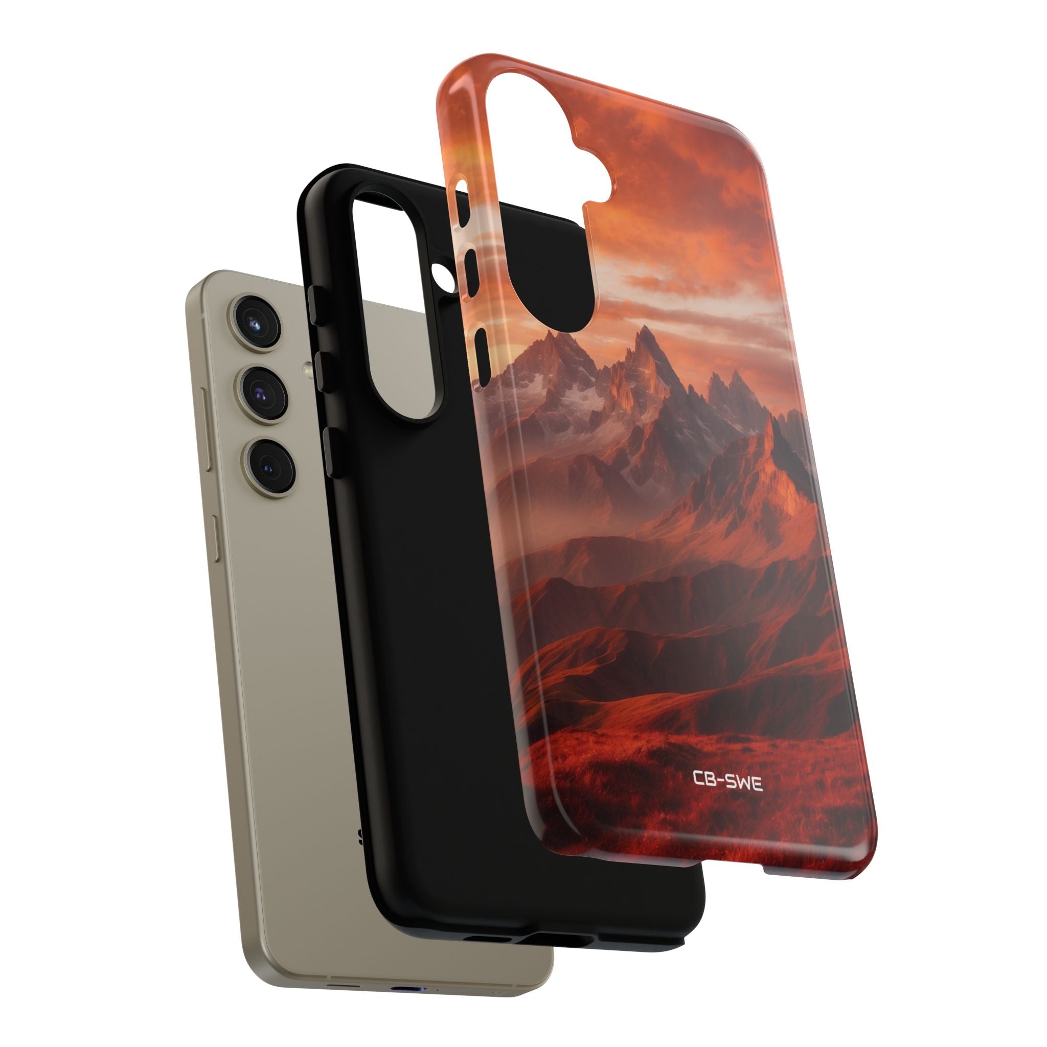 Mountain Peaks Glowing - Samsung Case