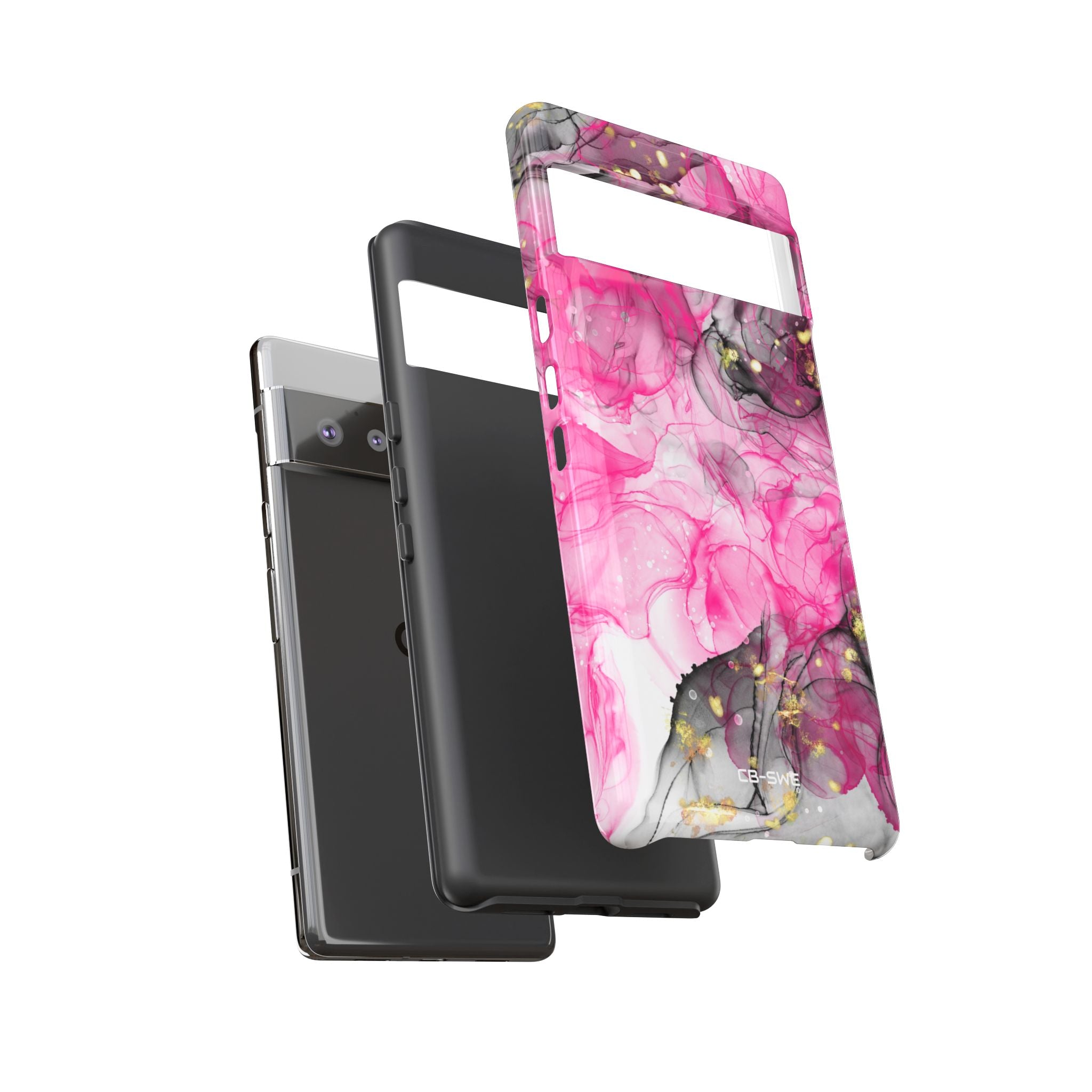 Vibrant Pink Swirls - Google Pixel Case