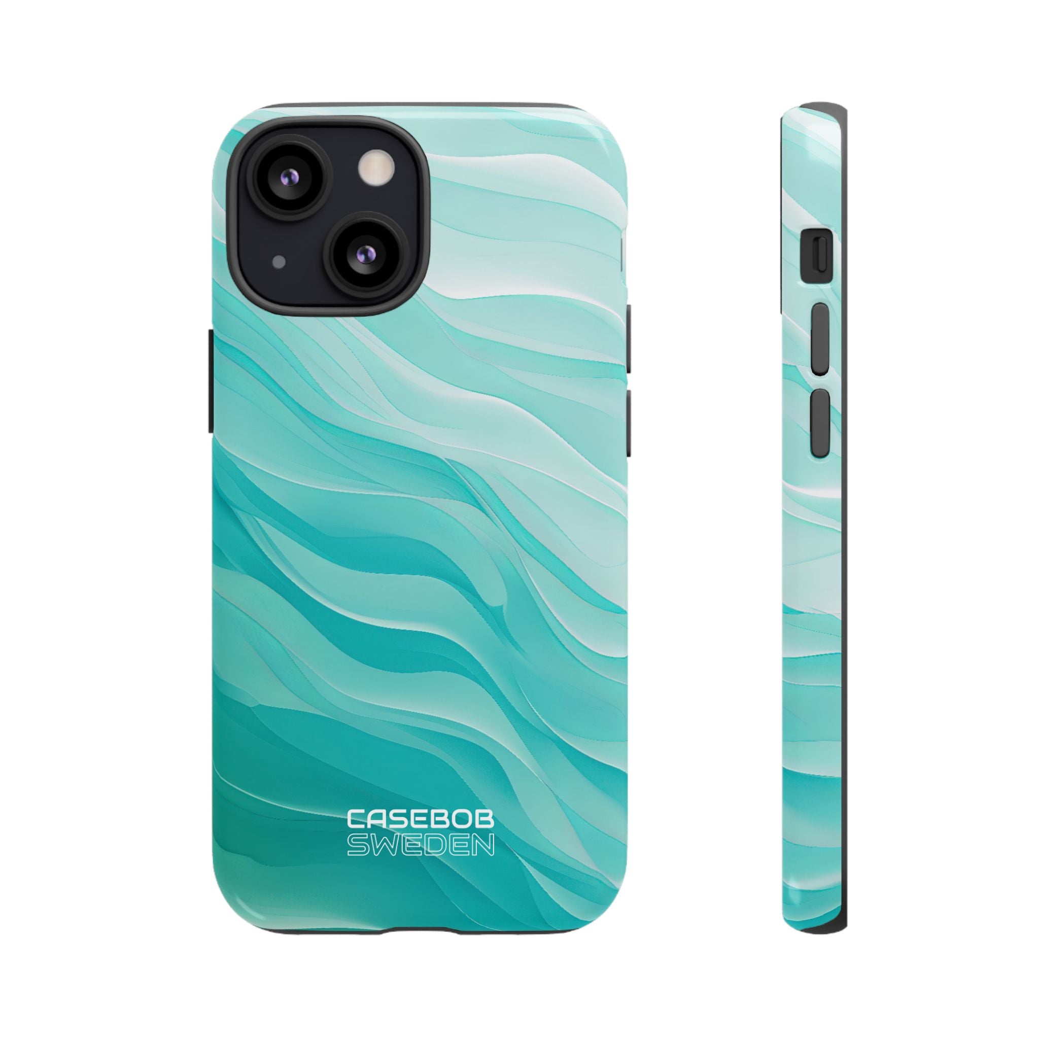 Soothing Aqua Waves iPhone 13 - Tough