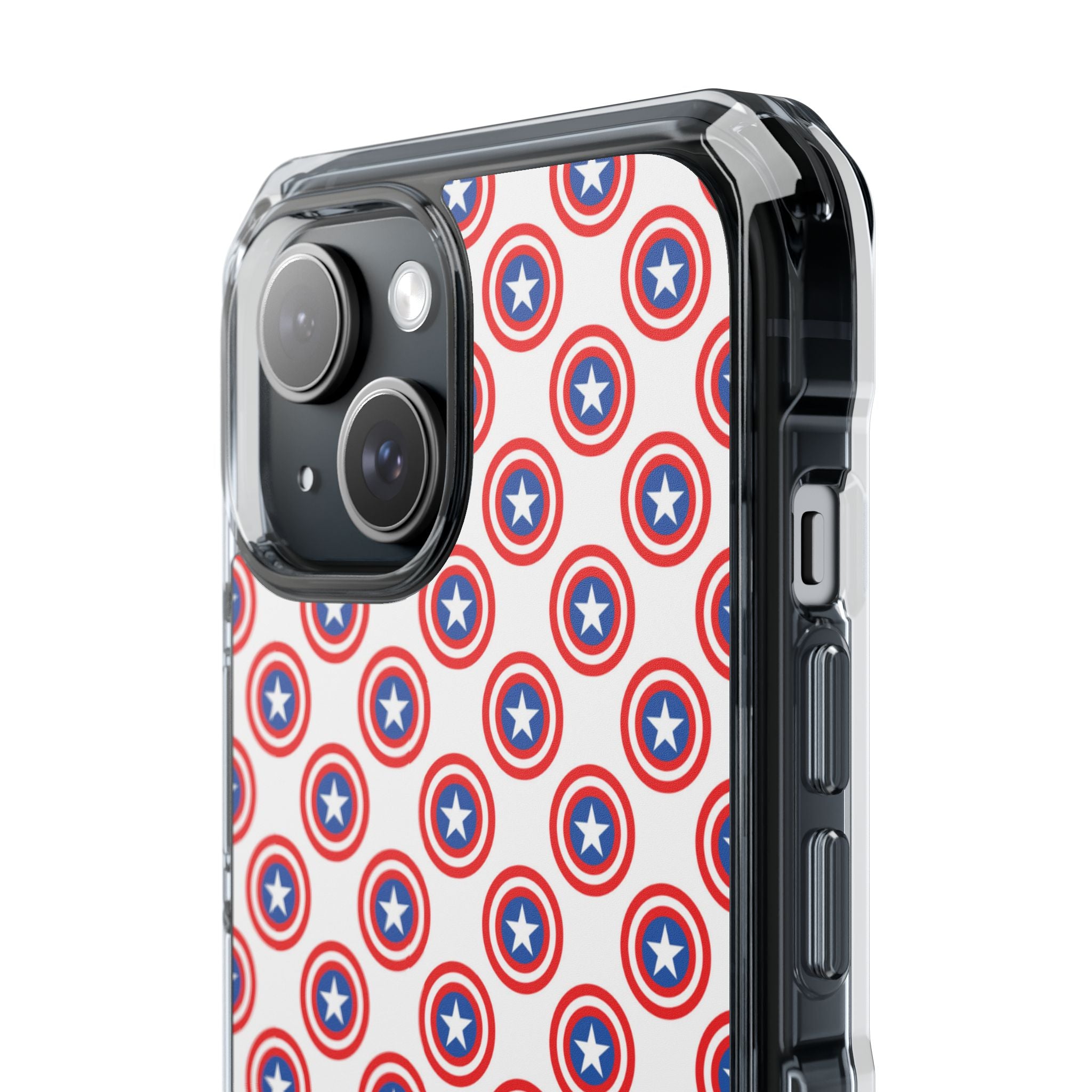 Star Shield Pattern iPhone 15 Case - Impact