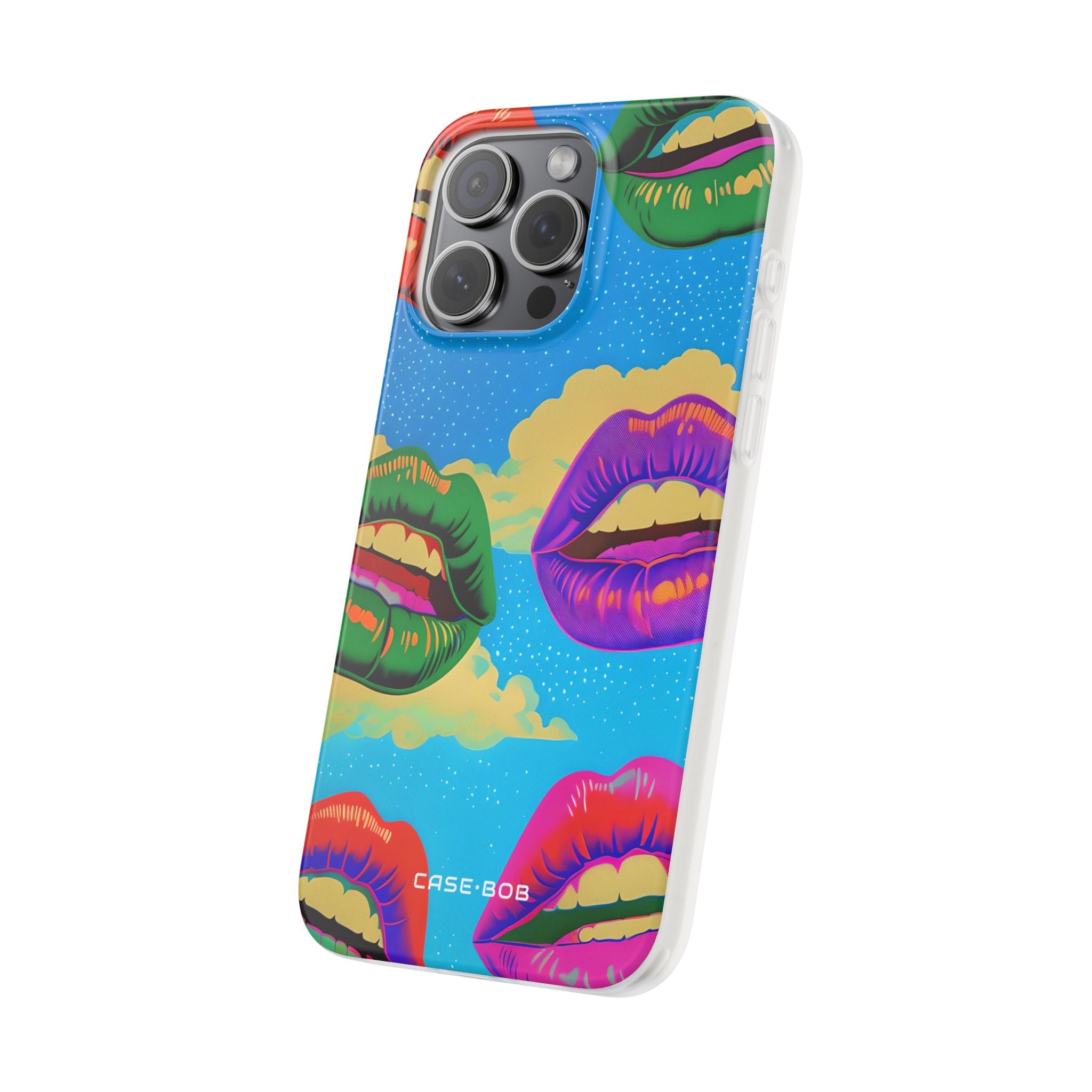 Colorful Lipscape iPhone 15 Pro Max Case - Soft