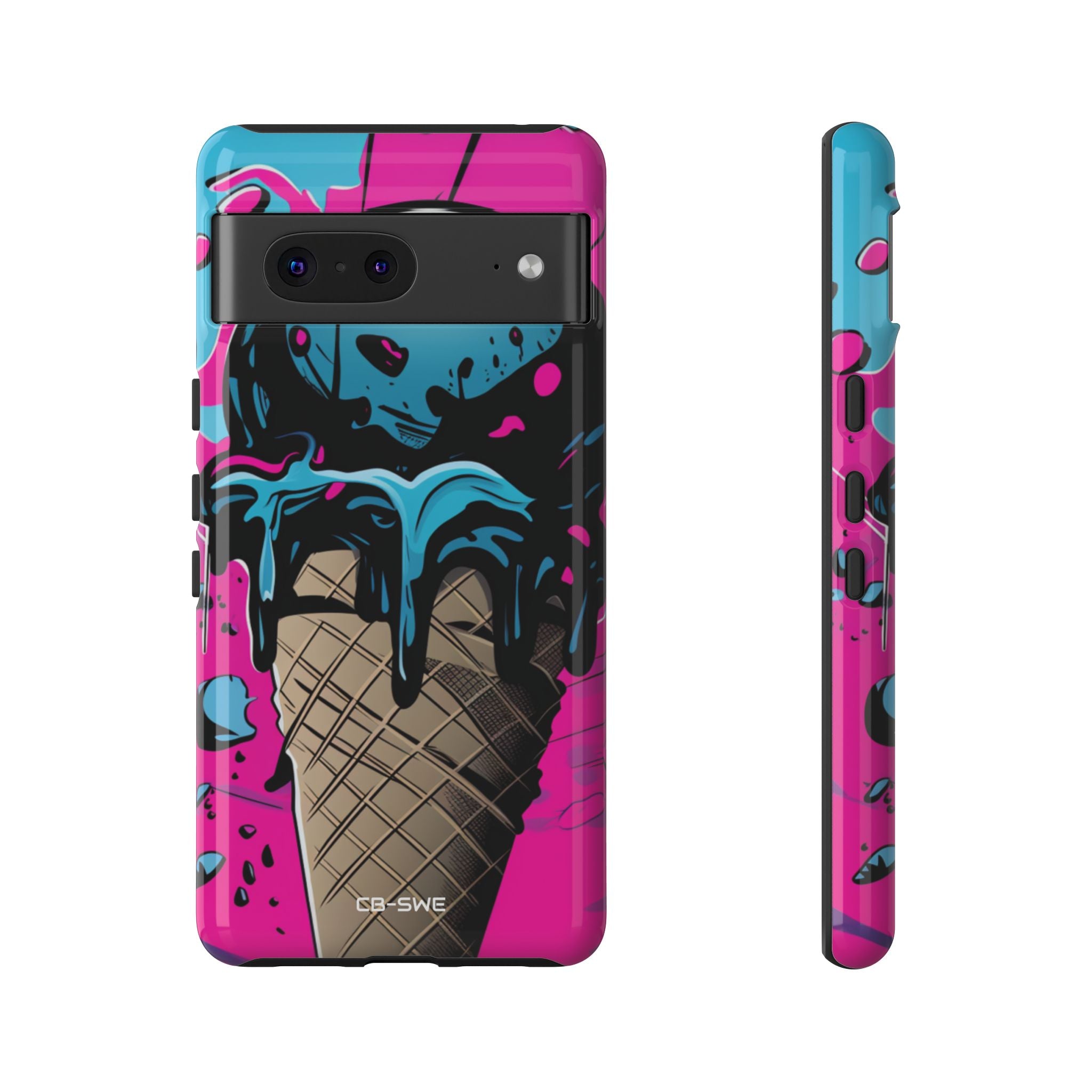 Vibrant Ice Cream Splash - Google Pixel Case