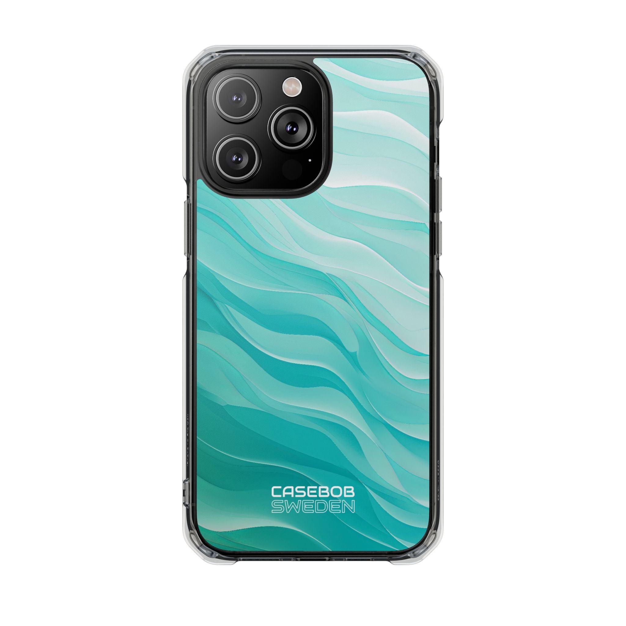 Soothing Aqua Waves iPhone 14 - Impact Clear+